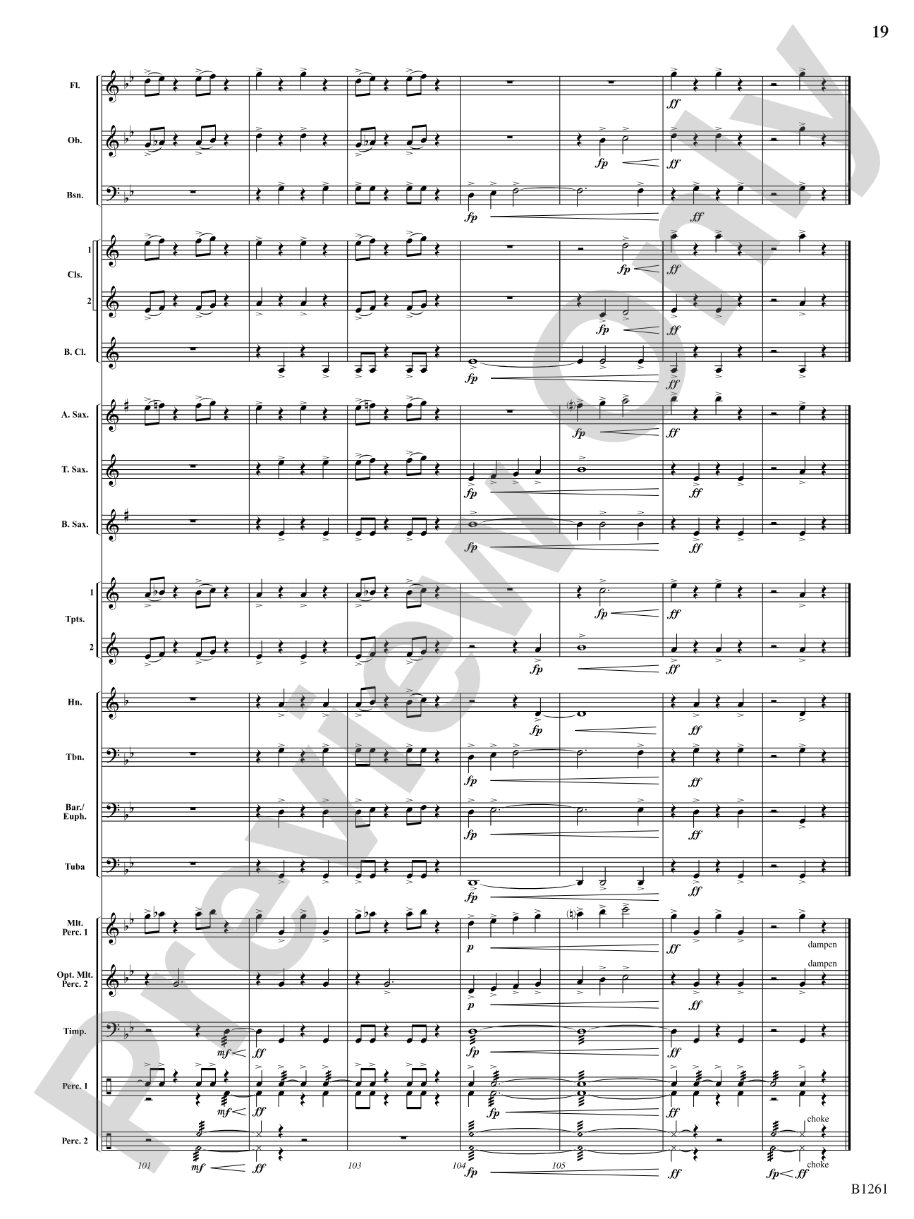 The Lightning Spirit: Score