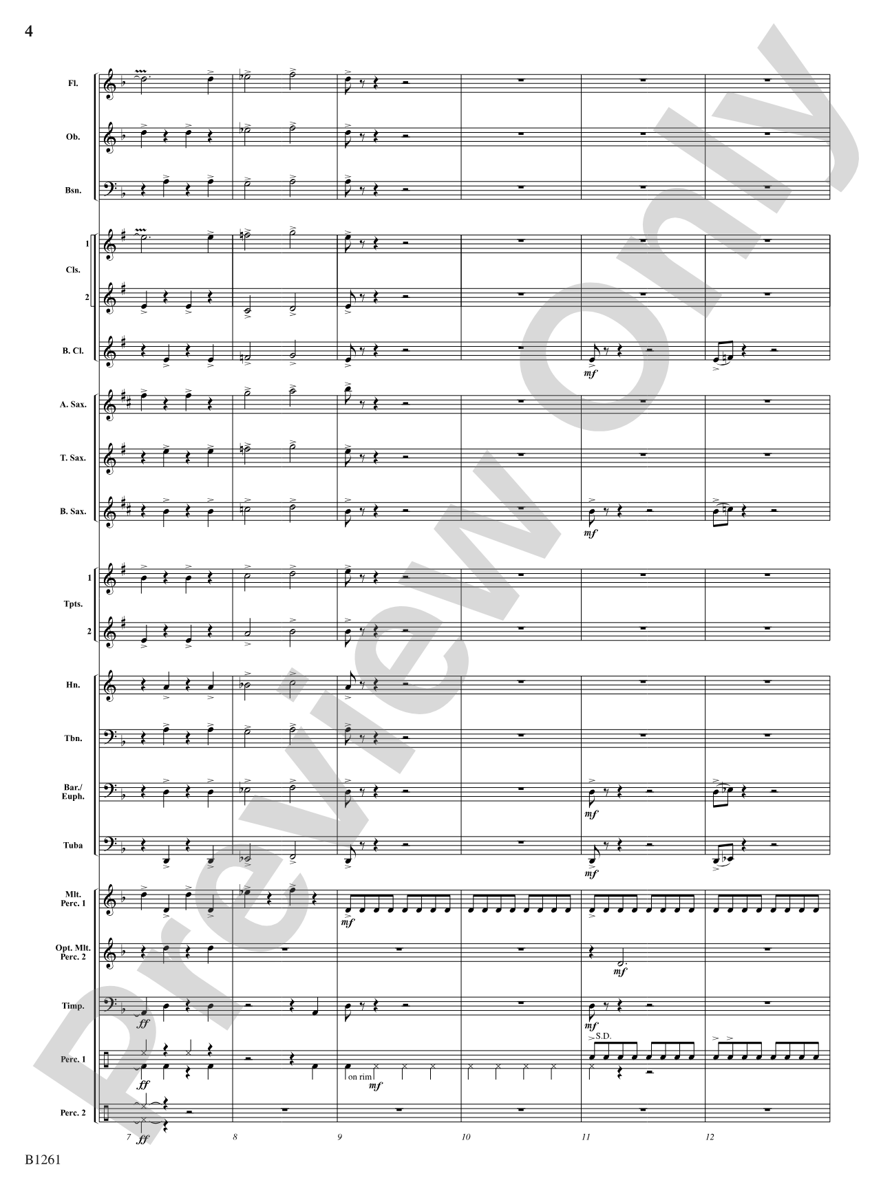 The Lightning Spirit: Score