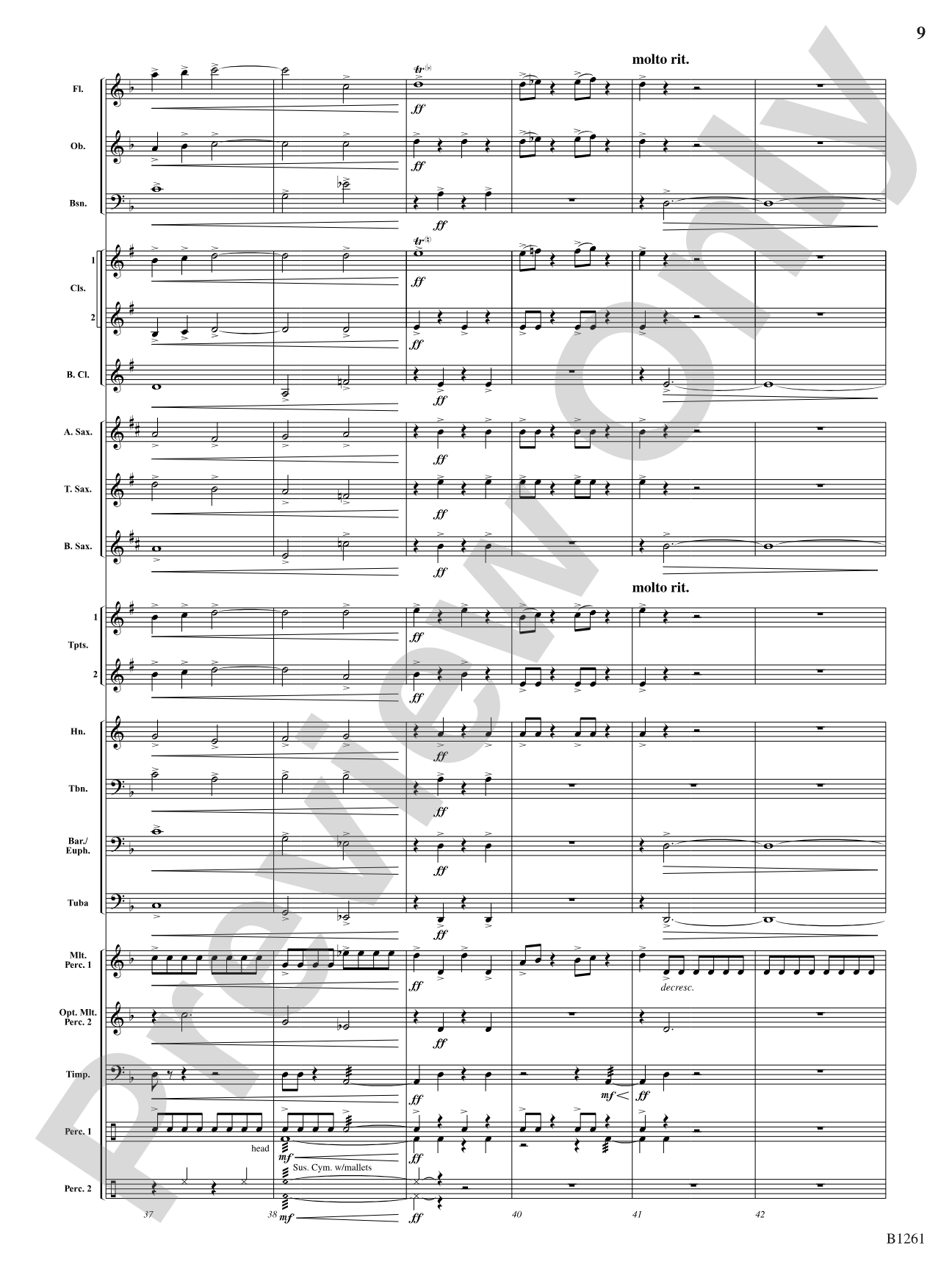 The Lightning Spirit: Score