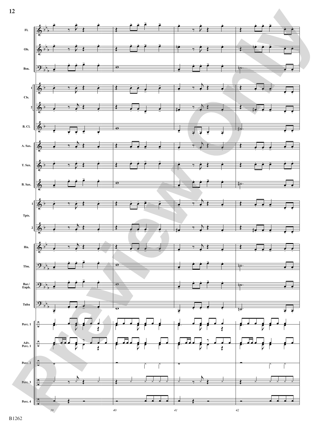 Funtango: Concert Band Conductor Score & Parts