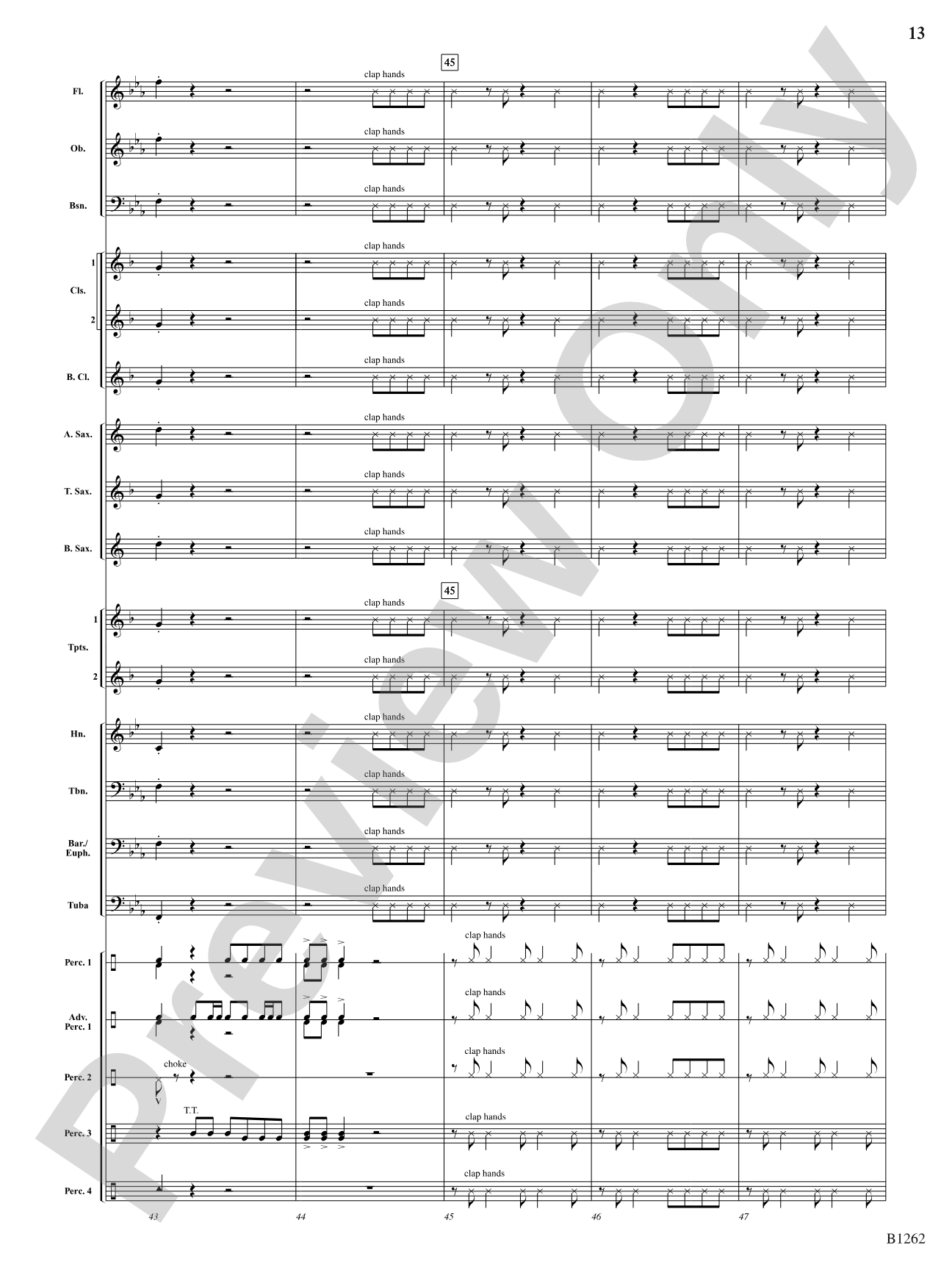 Funtango: Concert Band Conductor Score & Parts
