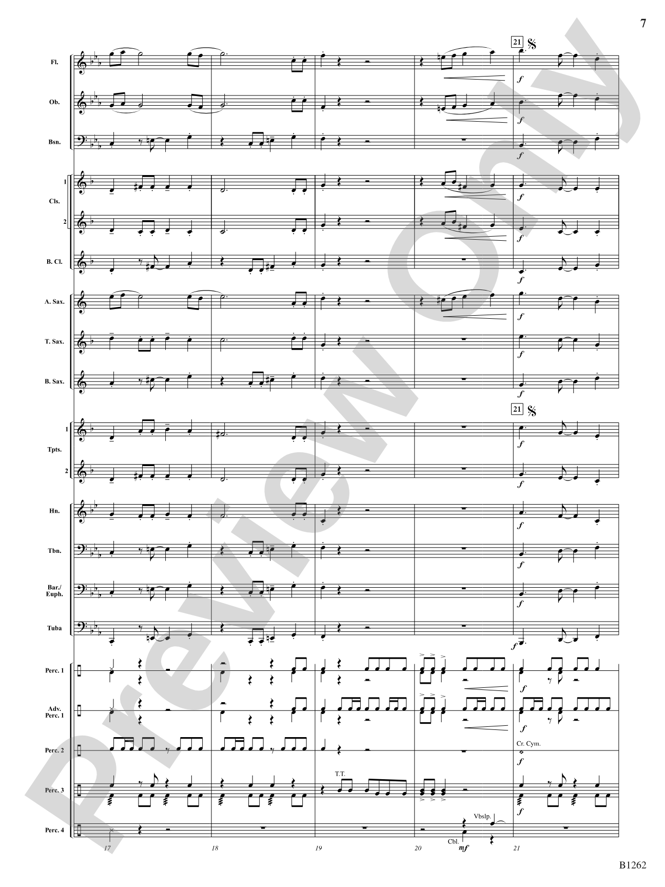 Funtango: Concert Band Conductor Score & Parts