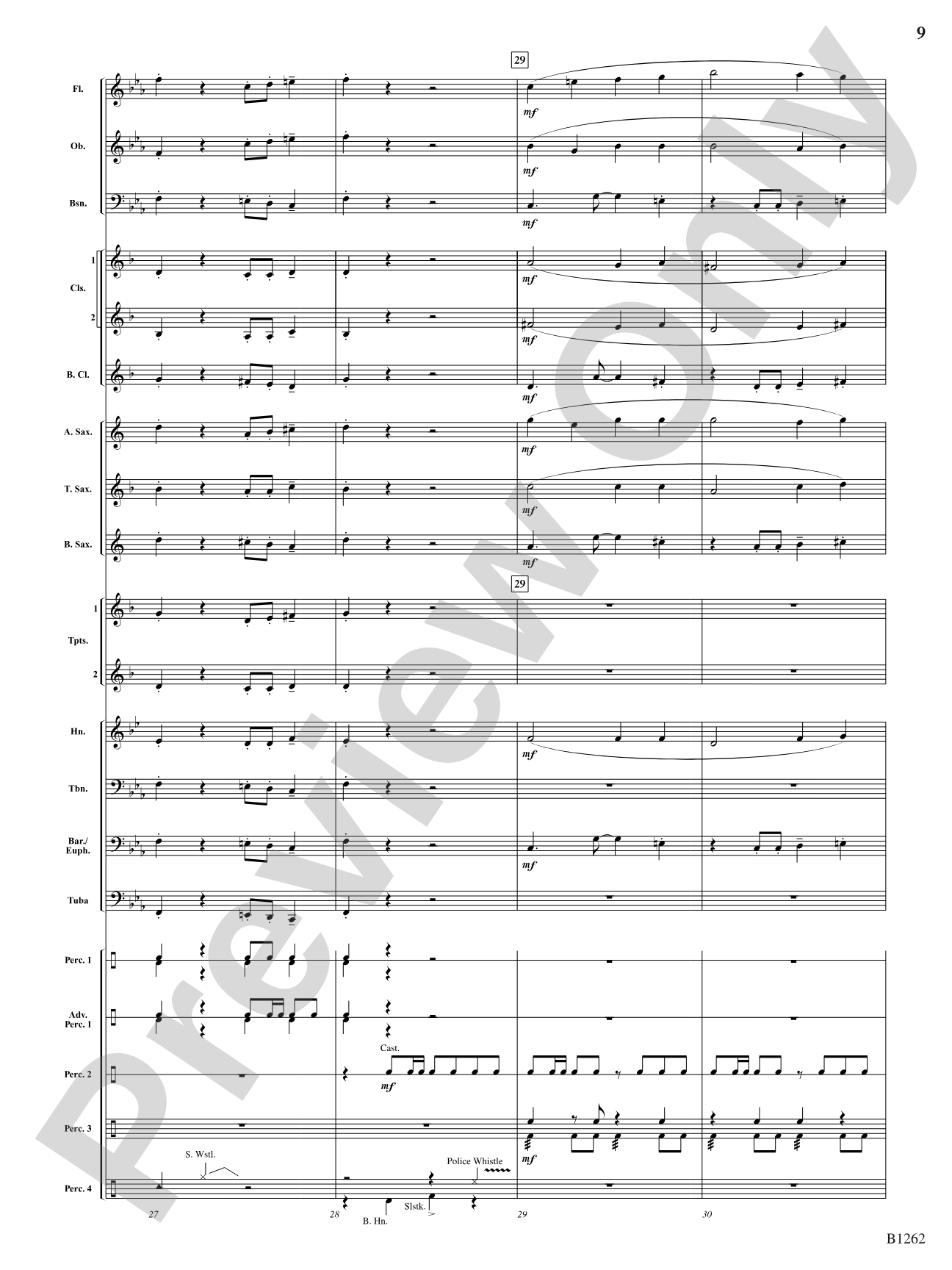 Funtango: Concert Band Conductor Score & Parts