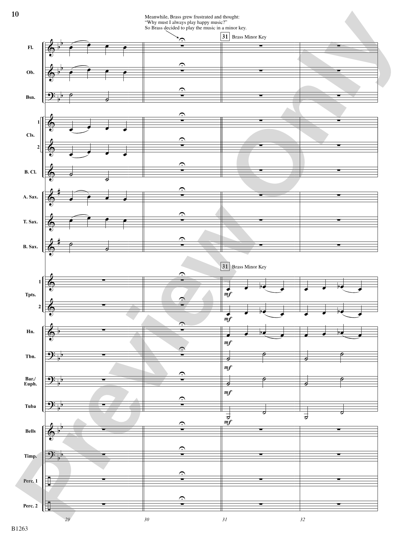 Family Fugue: Concert Band Conductor Score & Parts