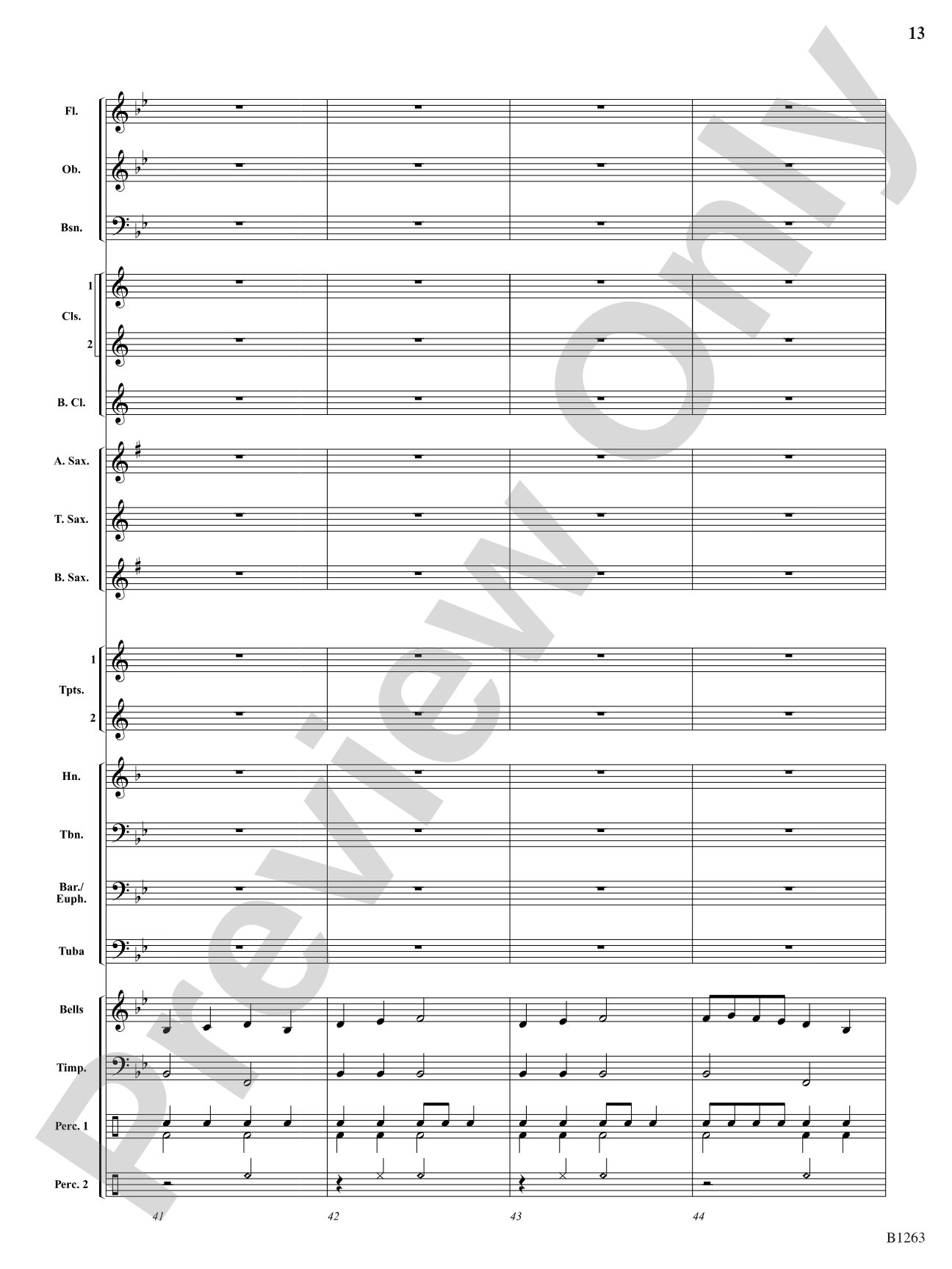 Family Fugue: Concert Band Conductor Score & Parts