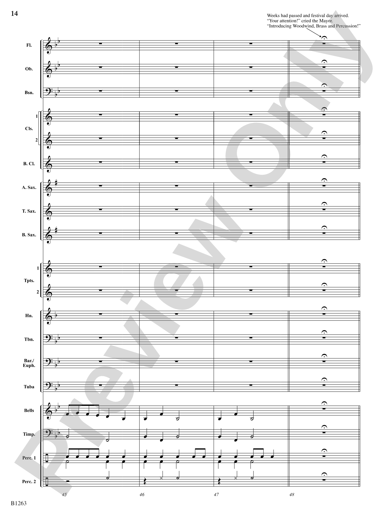 Family Fugue: Concert Band Conductor Score & Parts