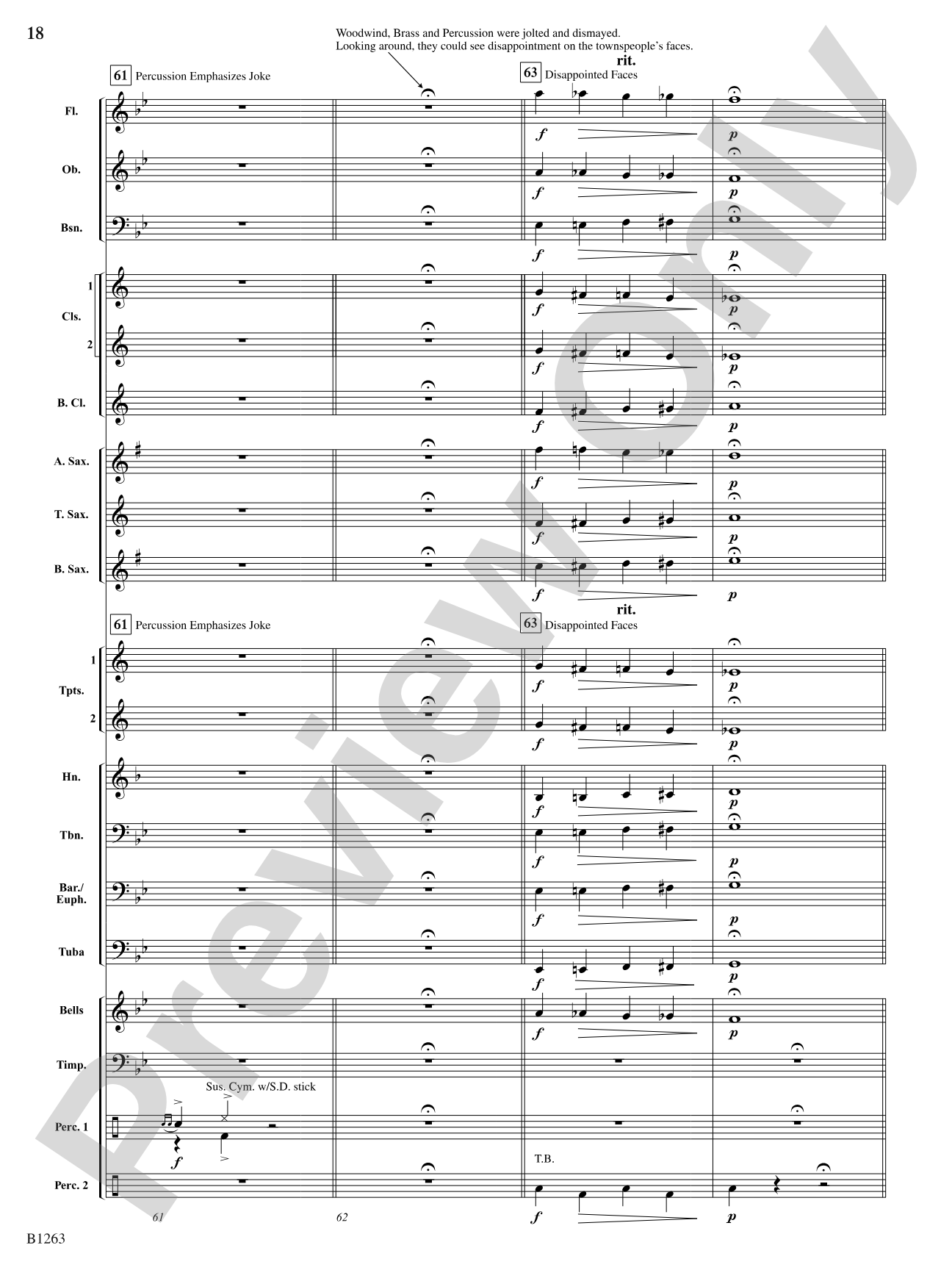 Family Fugue: Concert Band Conductor Score & Parts