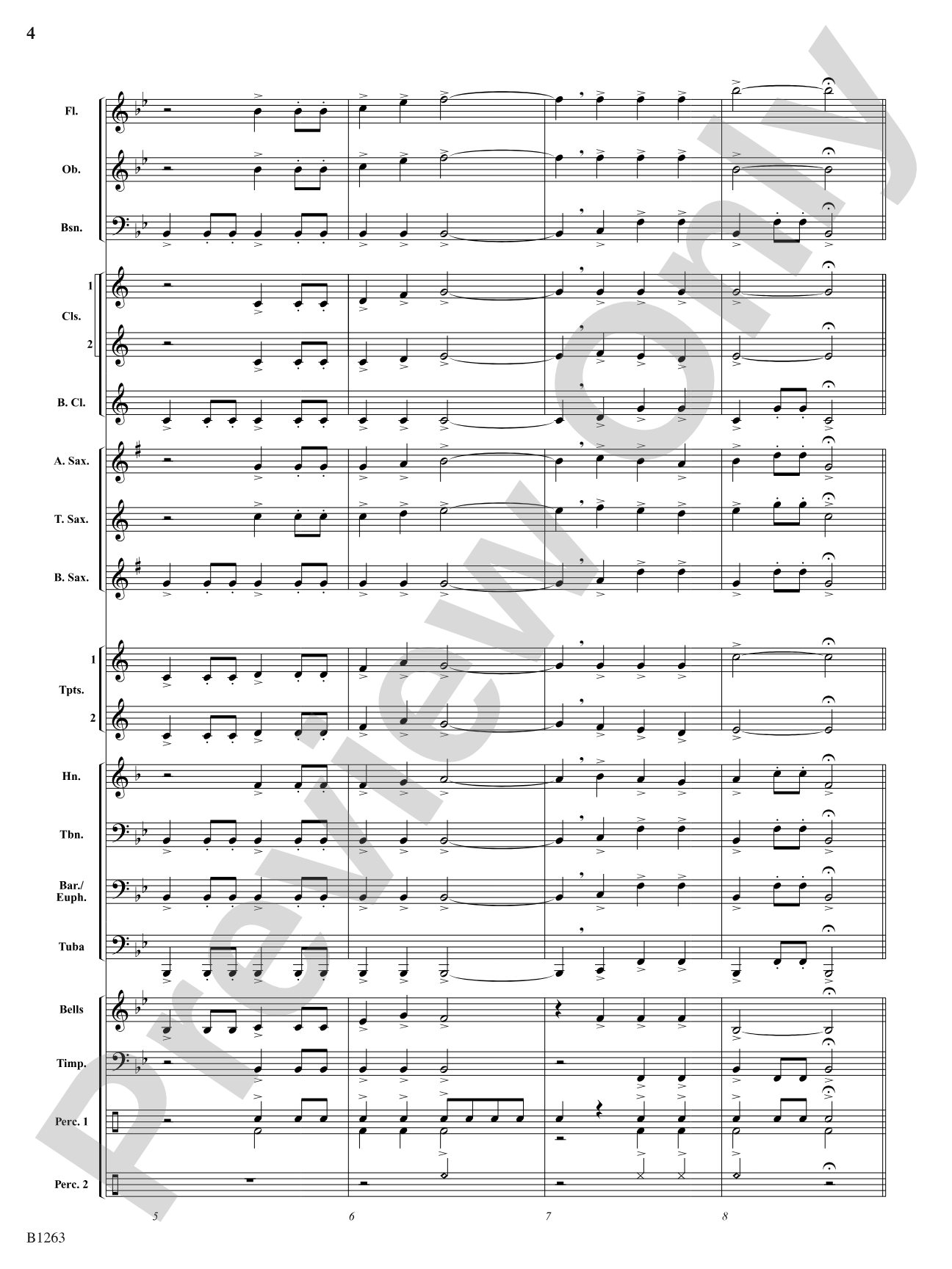 Family Fugue: Concert Band Conductor Score & Parts