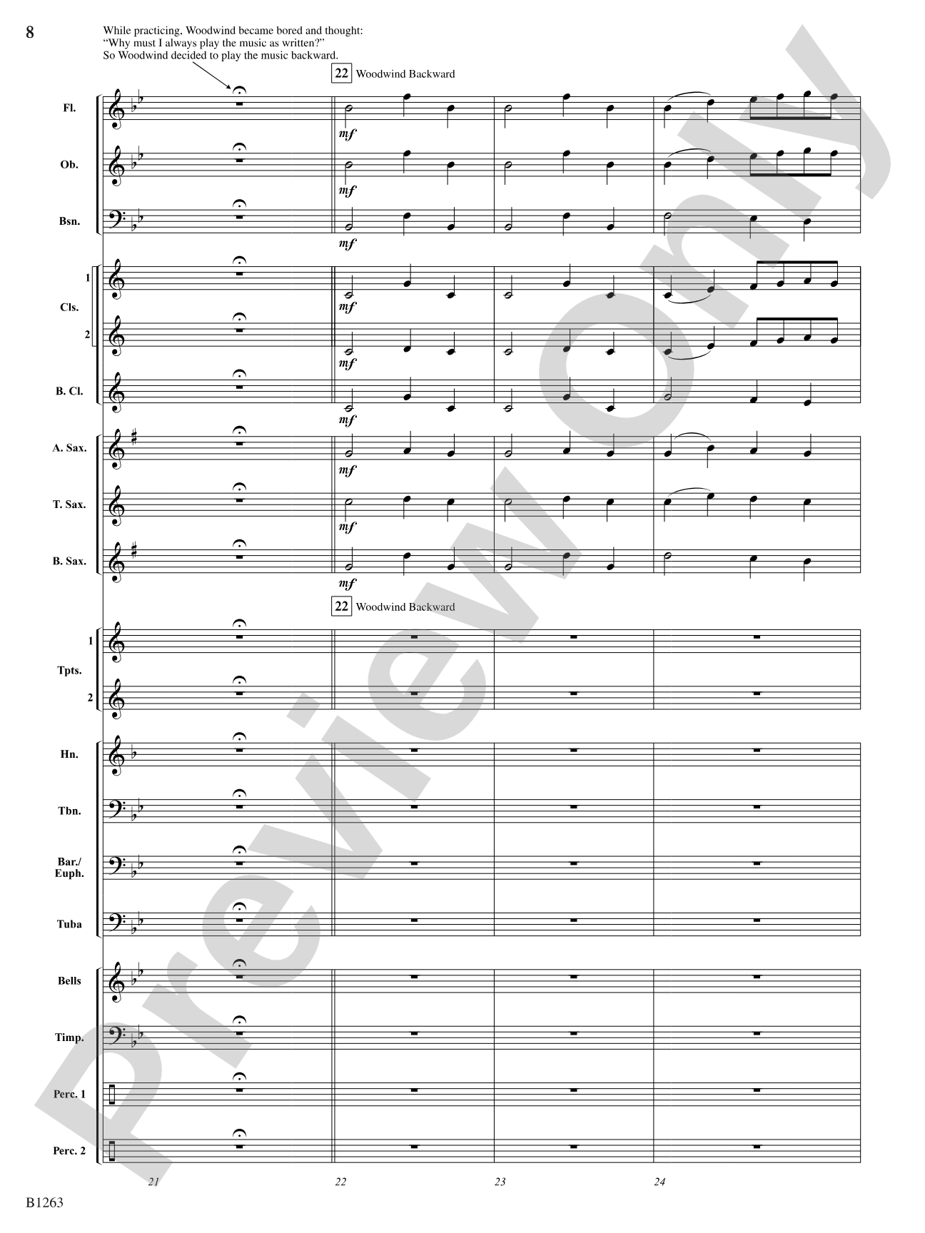 Family Fugue: Concert Band Conductor Score & Parts