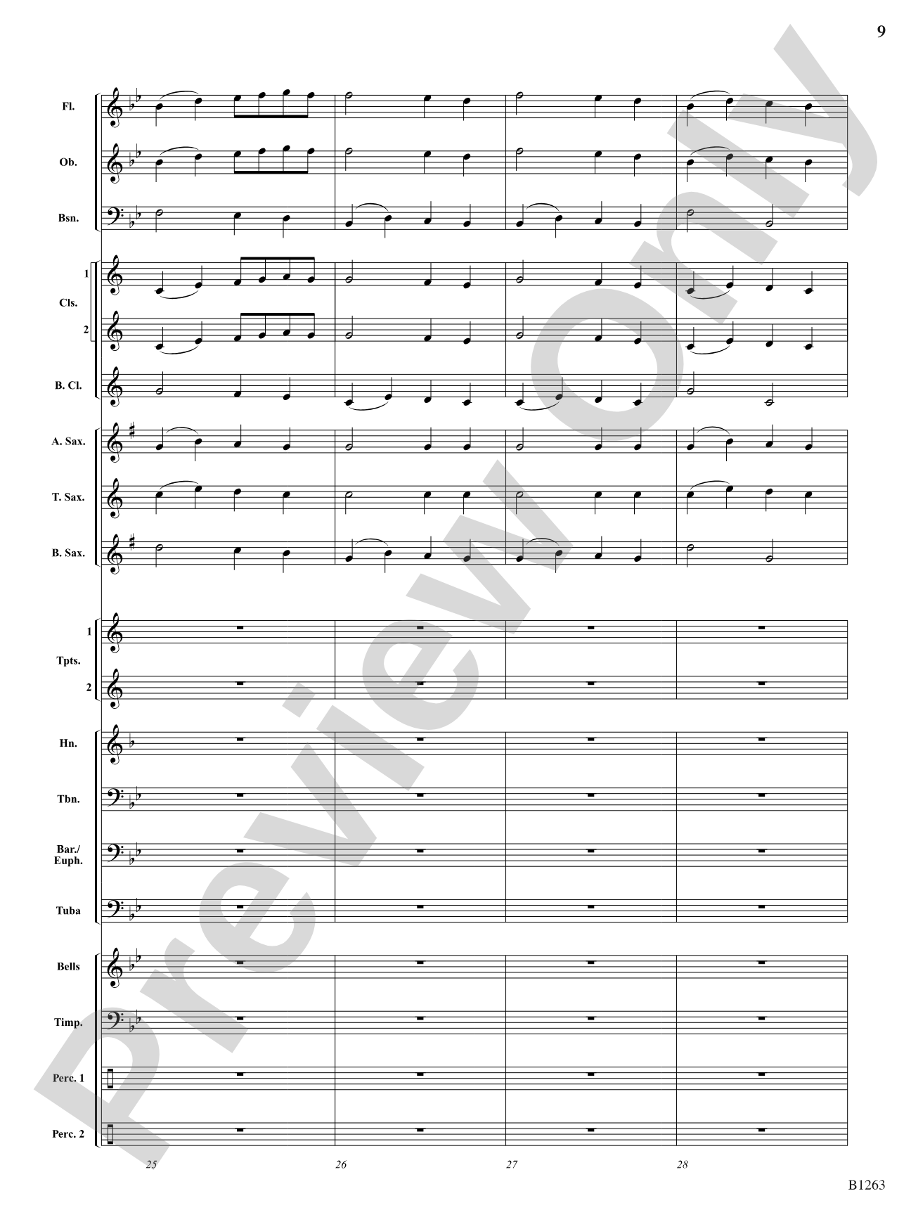 Family Fugue: Concert Band Conductor Score & Parts