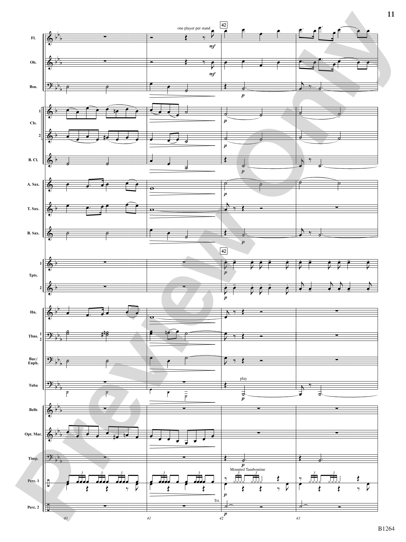 O Holy Night: Concert Band Conductor Score & Parts