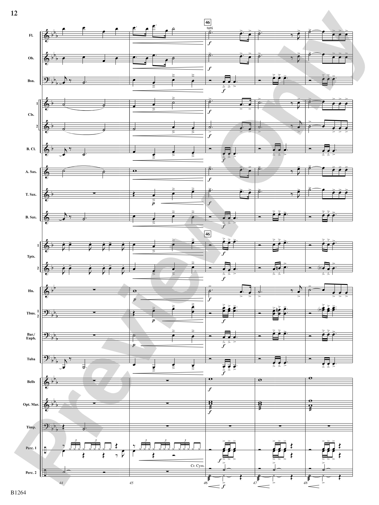 O Holy Night: Concert Band Conductor Score & Parts