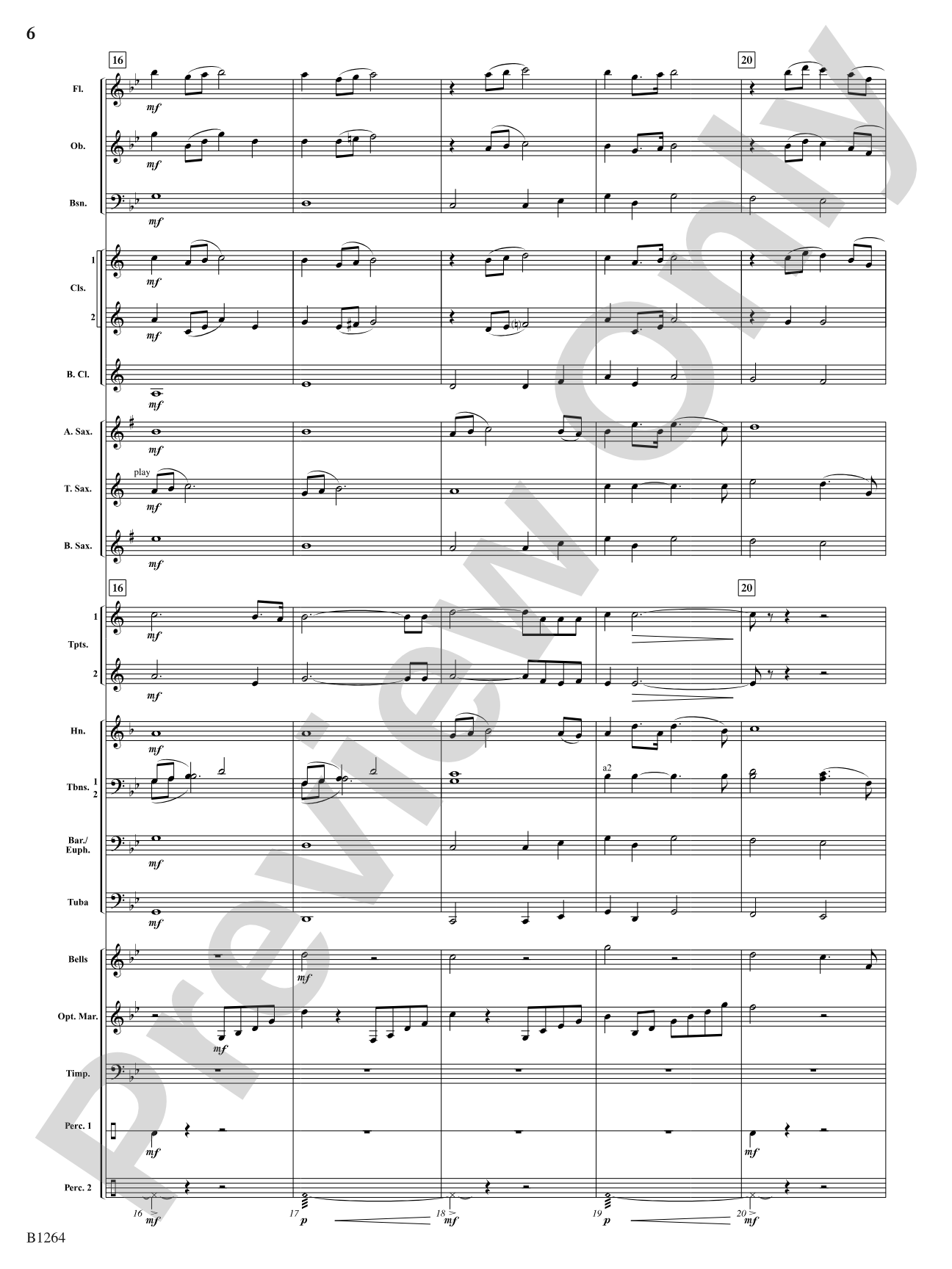 O Holy Night: Concert Band Conductor Score & Parts