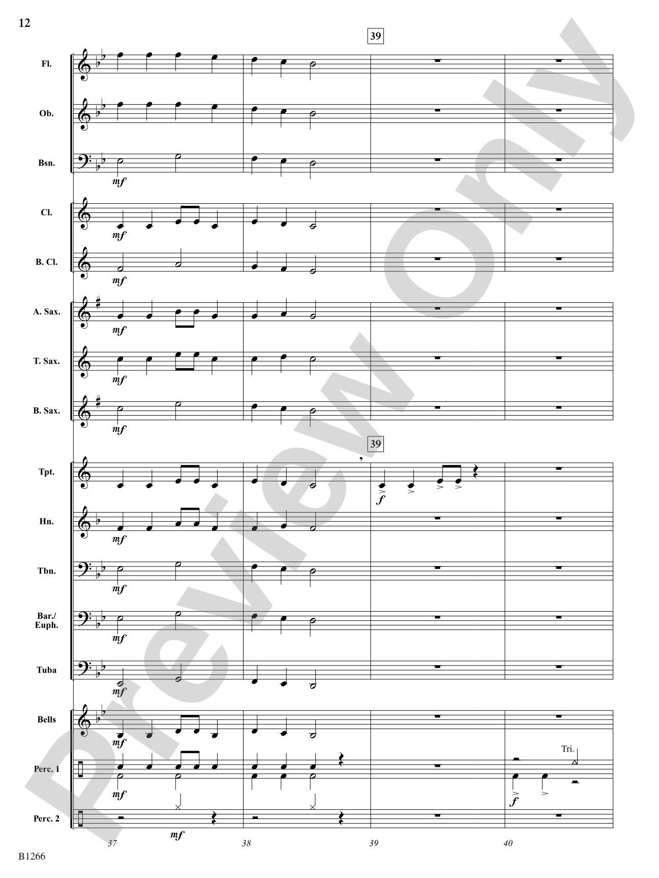 American Folk Song Portrait: Concert Band Conductor Score & Parts