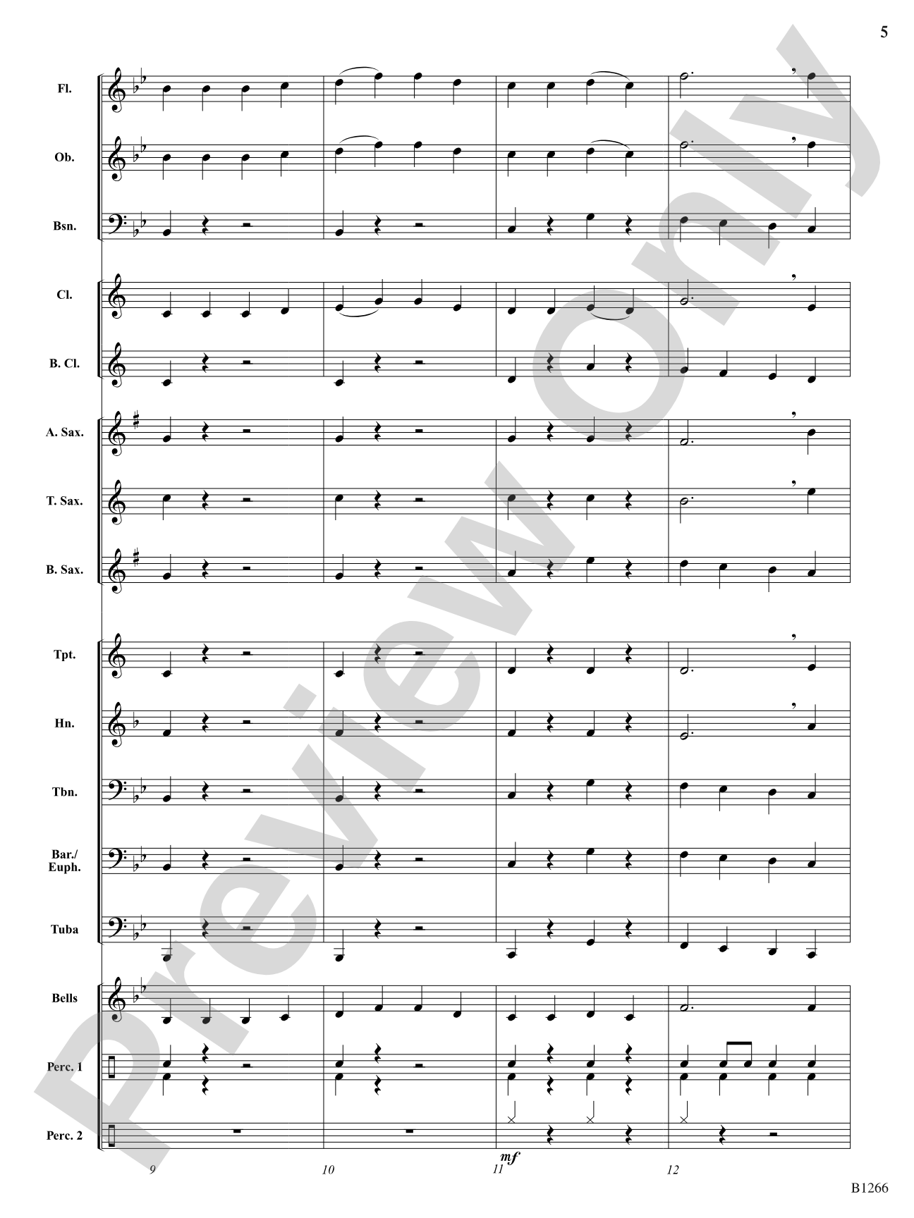 American Folk Song Portrait: Concert Band Conductor Score & Parts