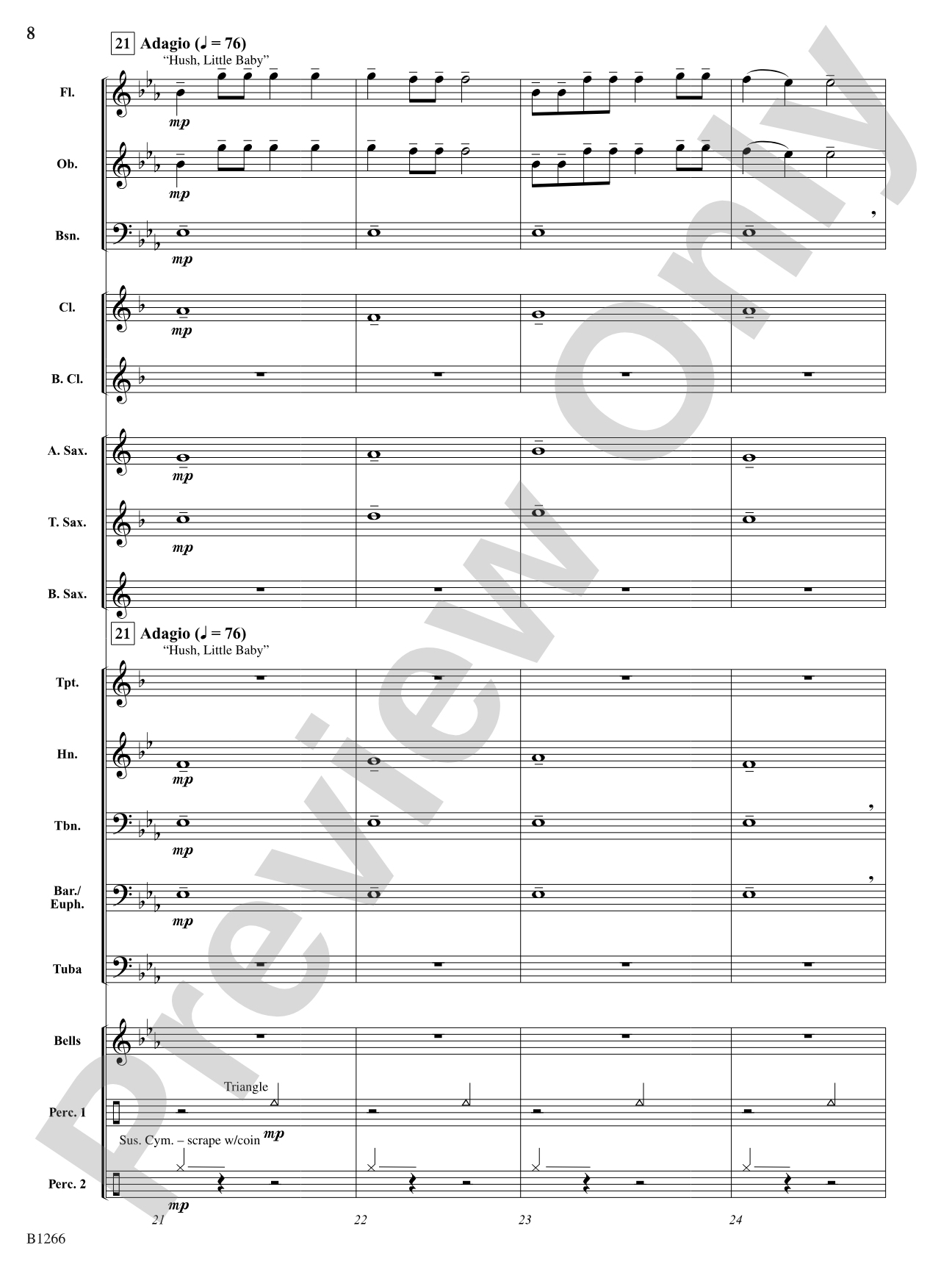 American Folk Song Portrait: Concert Band Conductor Score & Parts