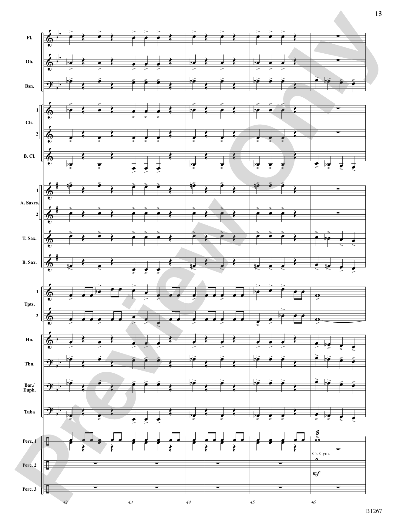 Kitchen Can Can (A Cooked-Up Concoction of Classics): Score