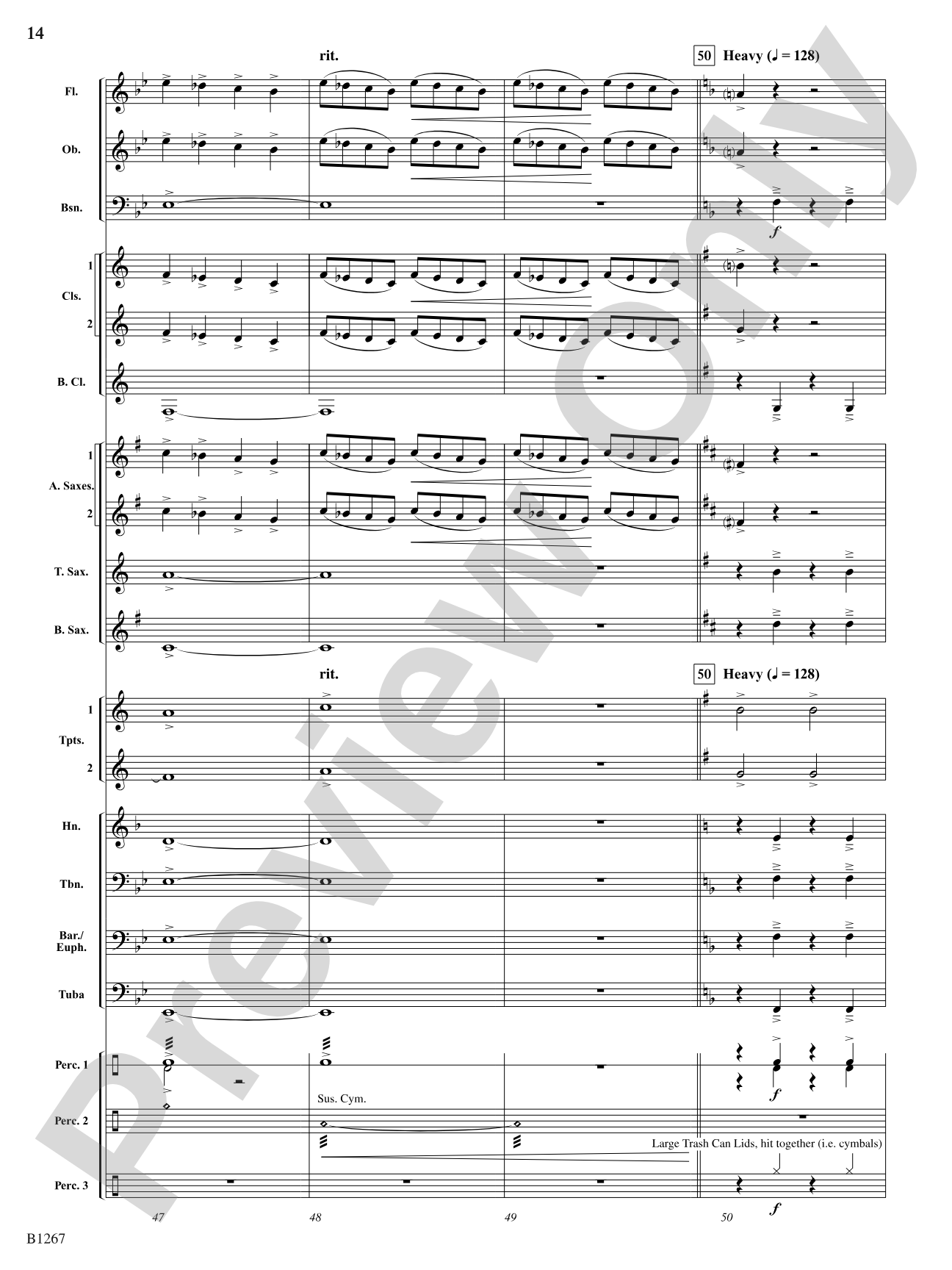 Kitchen Can Can (A Cooked-Up Concoction of Classics): Score