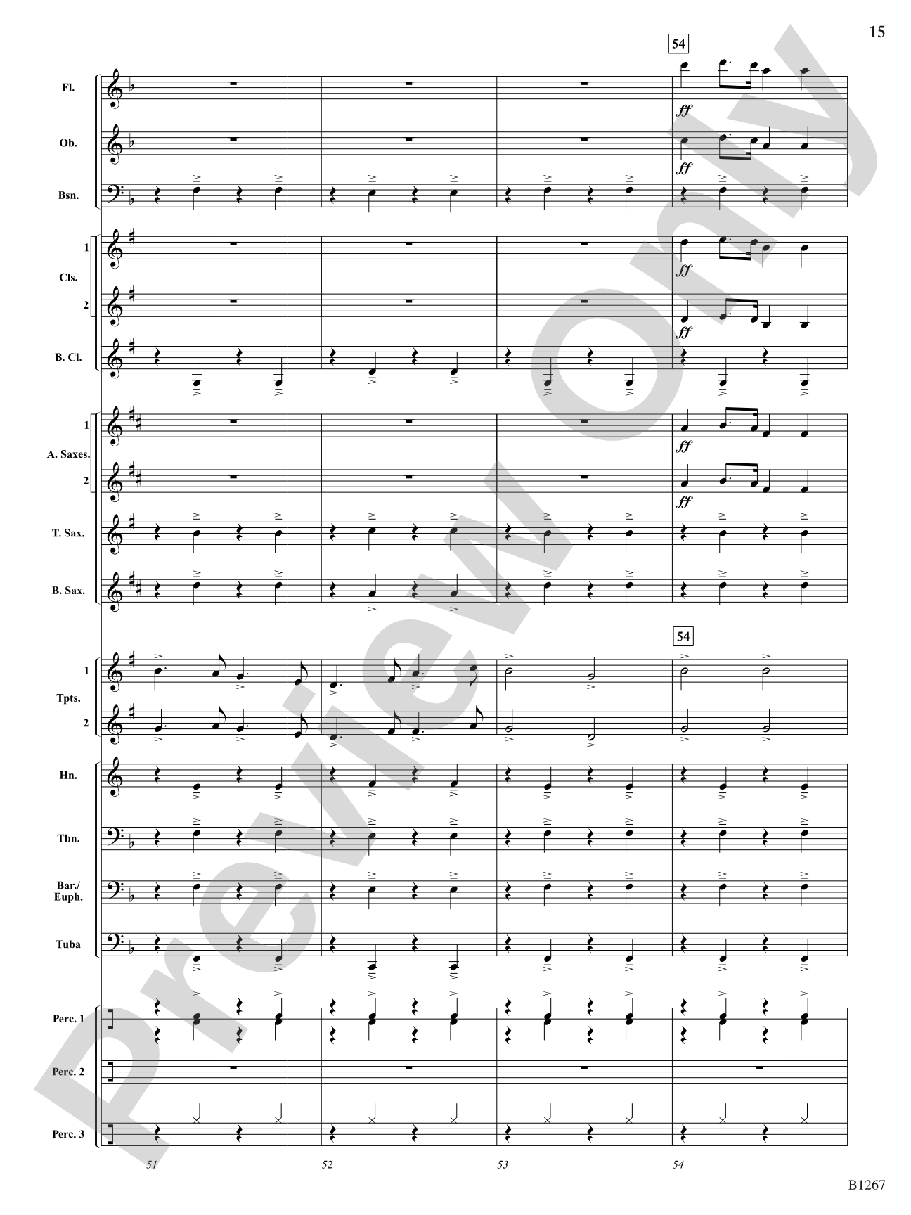 Kitchen Can Can (A Cooked-Up Concoction of Classics): Score