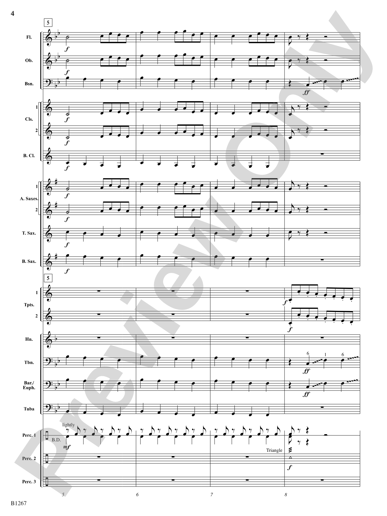 Kitchen Can Can (A Cooked-Up Concoction of Classics): Score