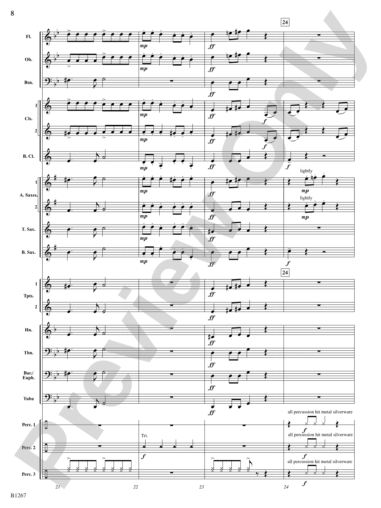 Kitchen Can Can (A Cooked-Up Concoction of Classics): Score