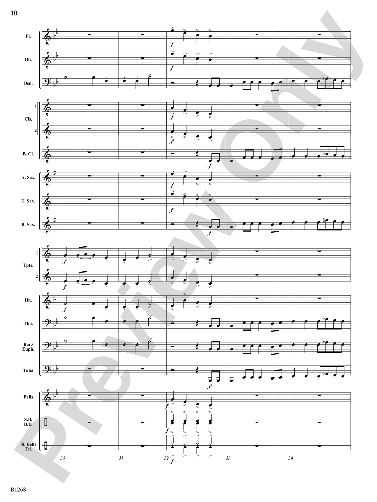 Can Santa Can Can?: Concert Band Conductor Score & Parts