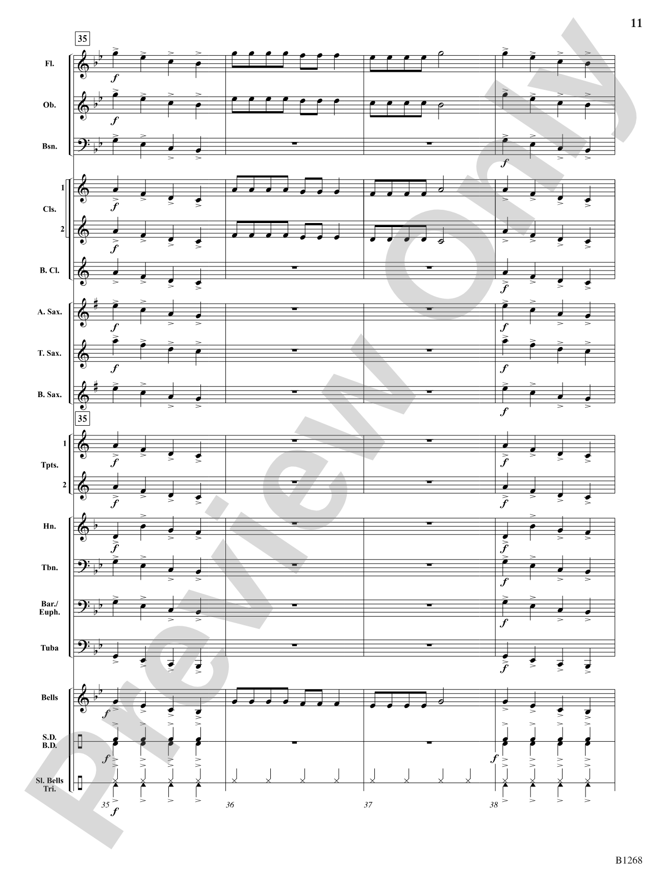 Can Santa Can Can?: Concert Band Conductor Score & Parts
