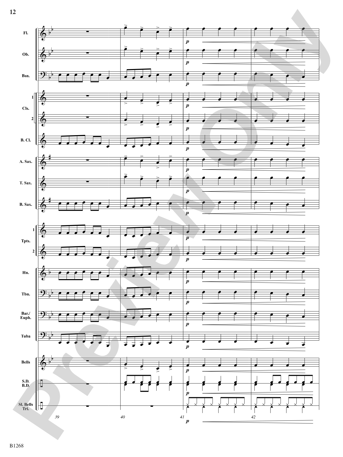 Can Santa Can Can?: Concert Band Conductor Score & Parts