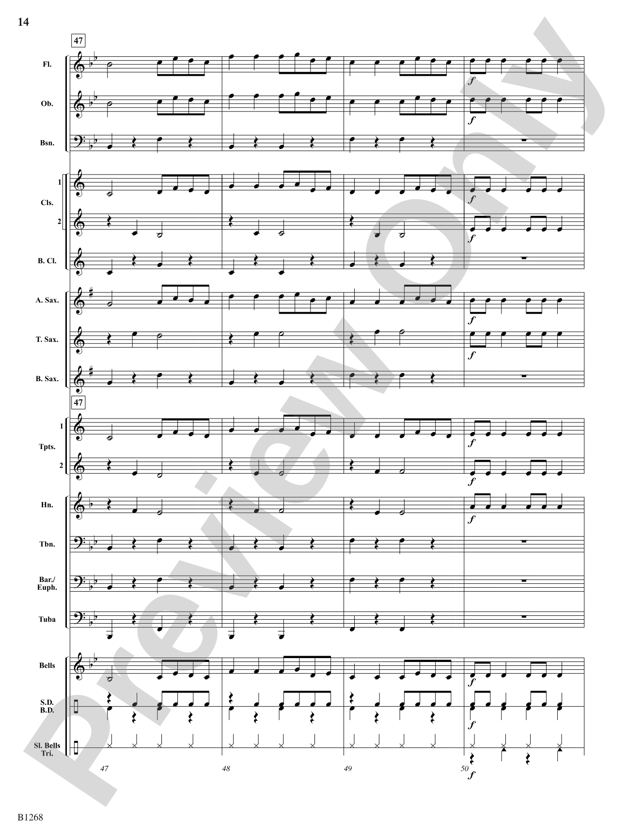 Can Santa Can Can?: Concert Band Conductor Score & Parts