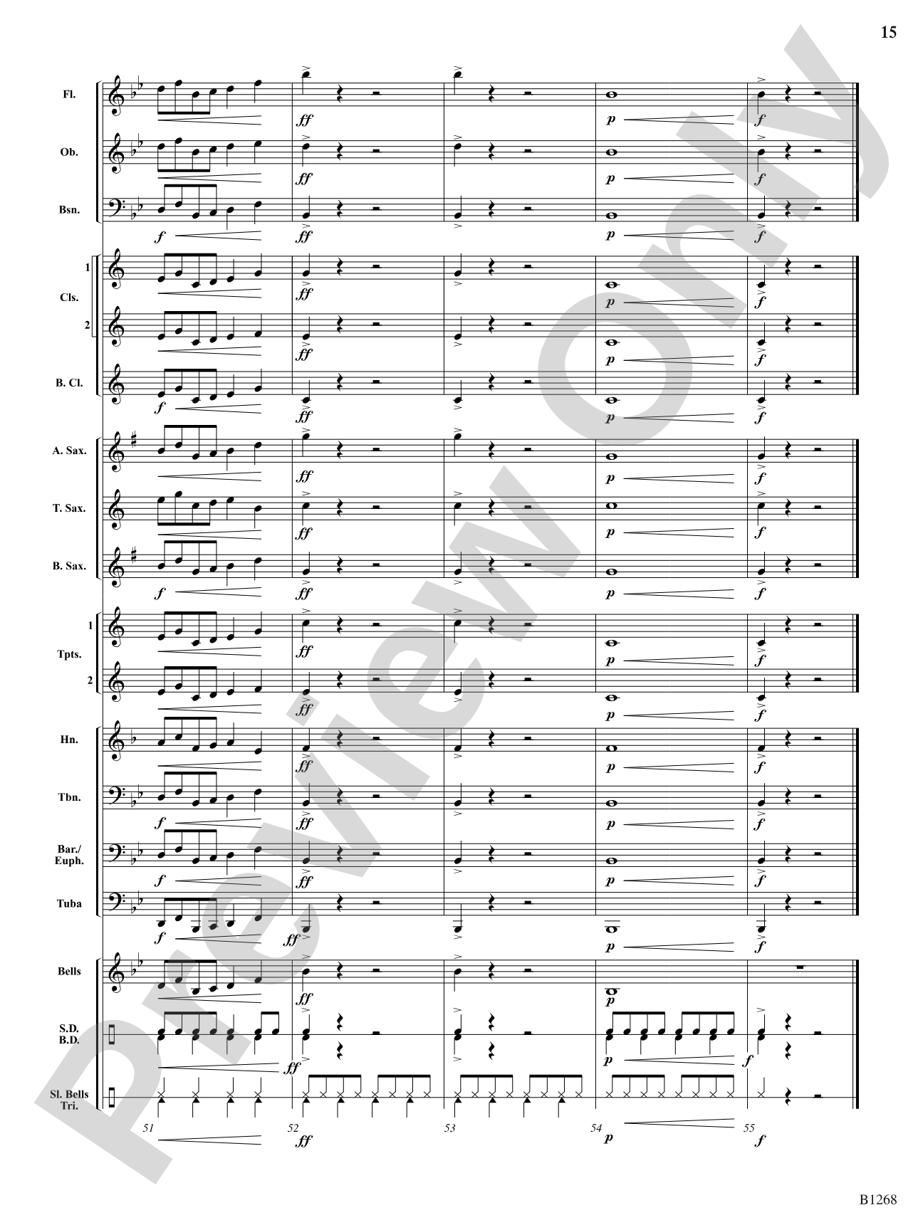 Can Santa Can Can?: Concert Band Conductor Score & Parts