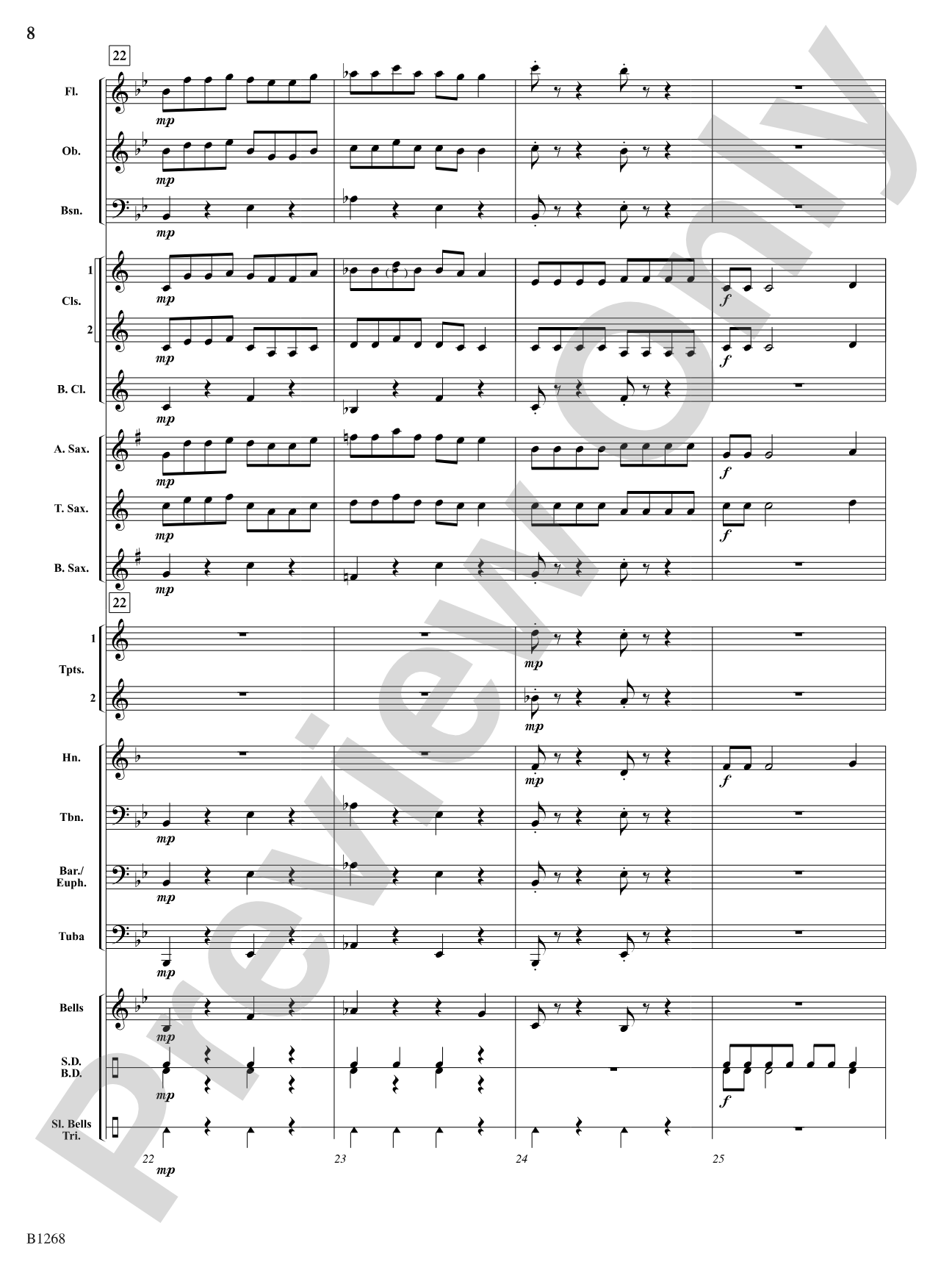 Can Santa Can Can?: Concert Band Conductor Score & Parts