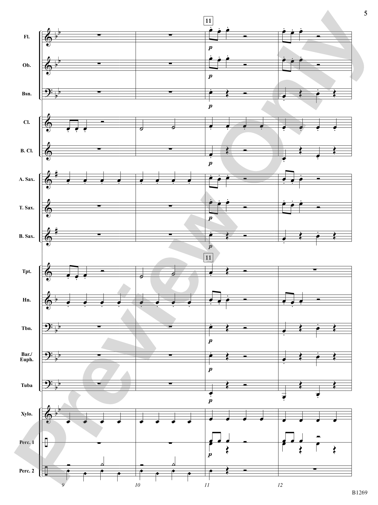 Midnight Mission (From Midnight Suite): Concert Band Conductor Score & Parts