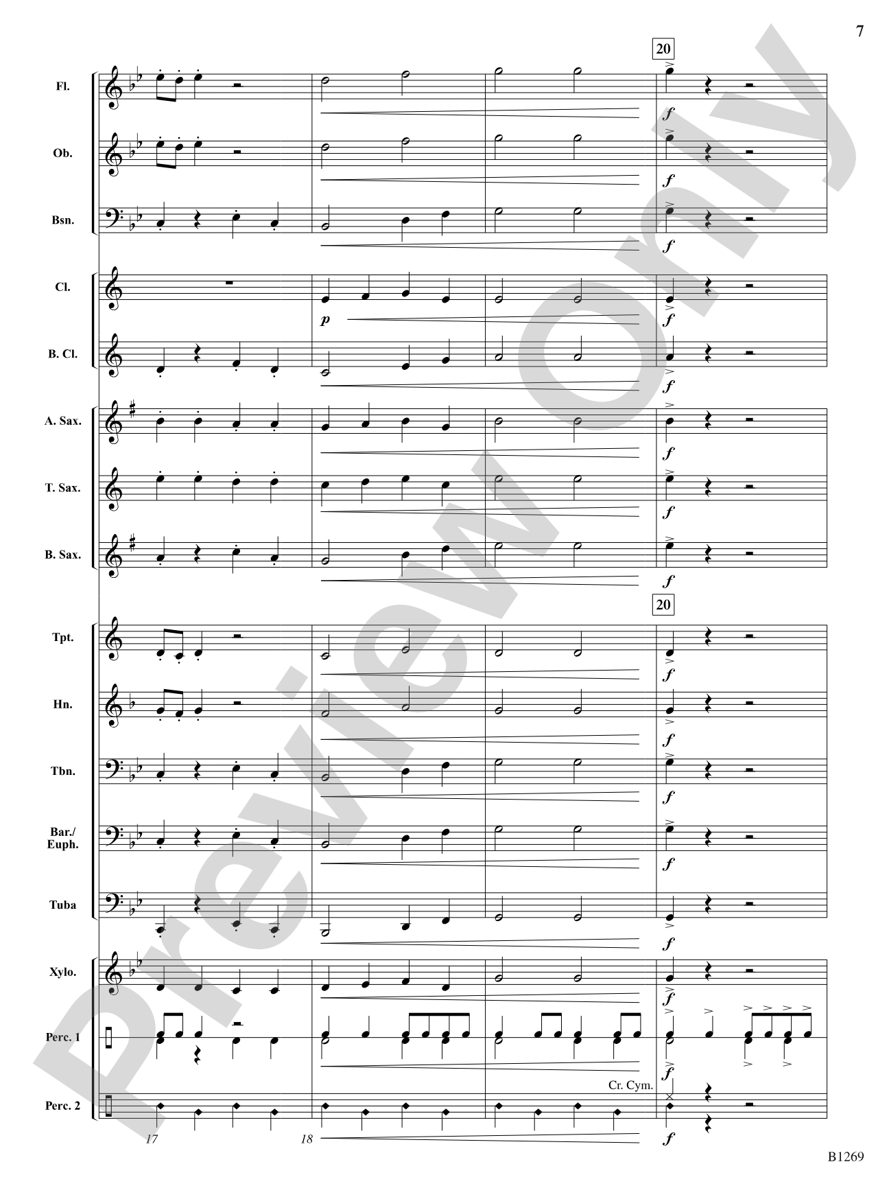 Midnight Mission (From Midnight Suite): Concert Band Conductor Score & Parts