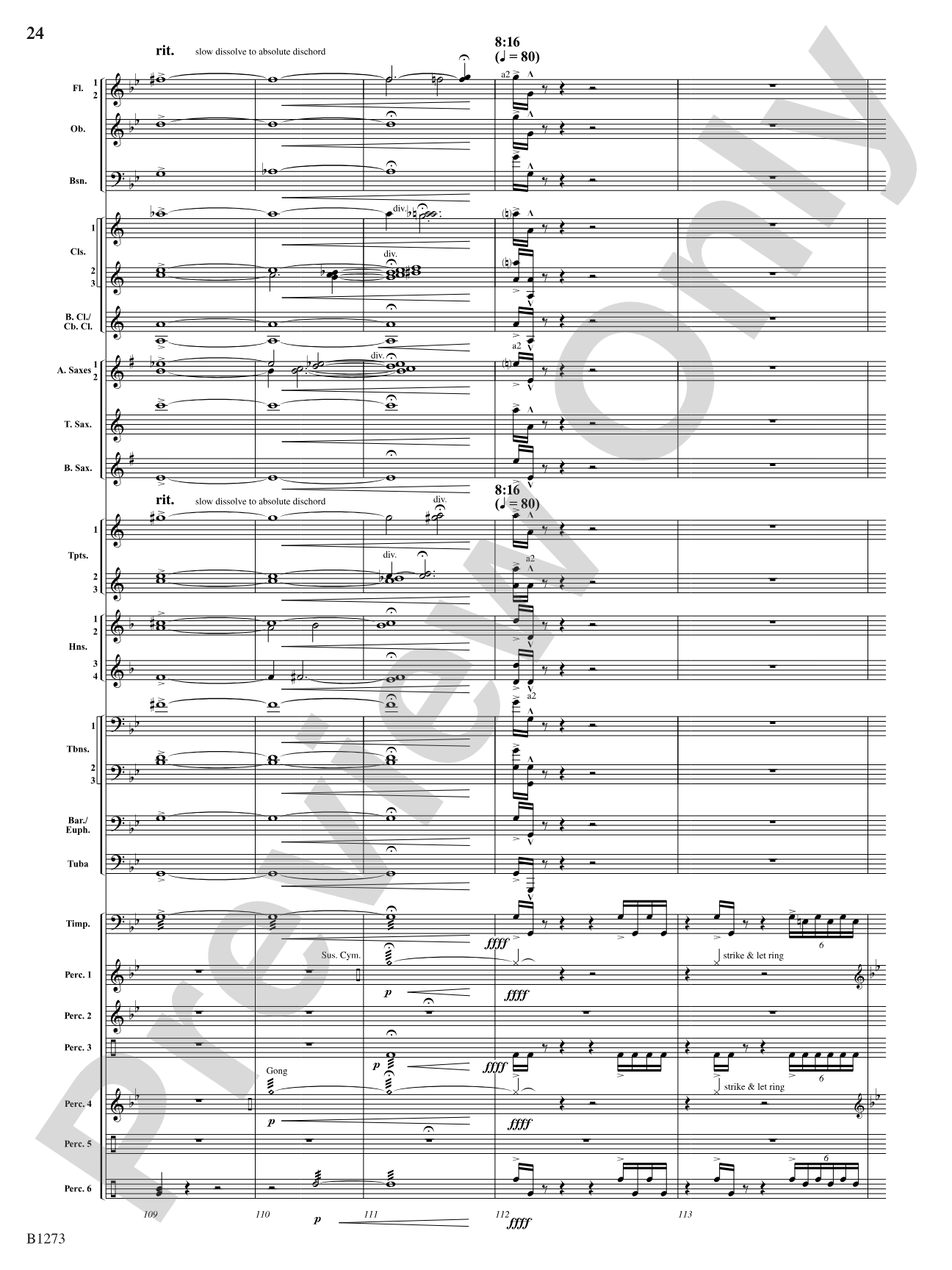 New Dawn: Concert Band Conductor Score & Parts
