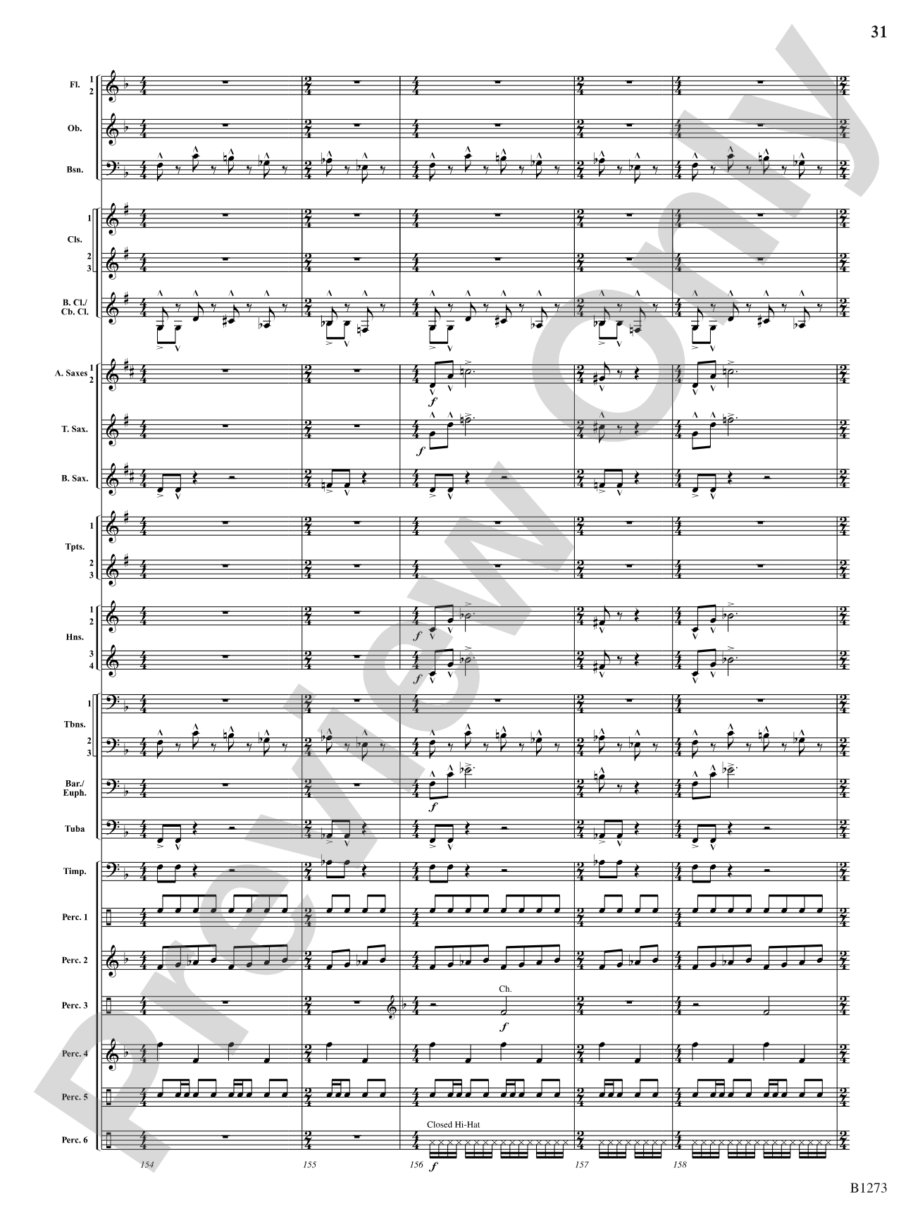 New Dawn: Concert Band Conductor Score & Parts