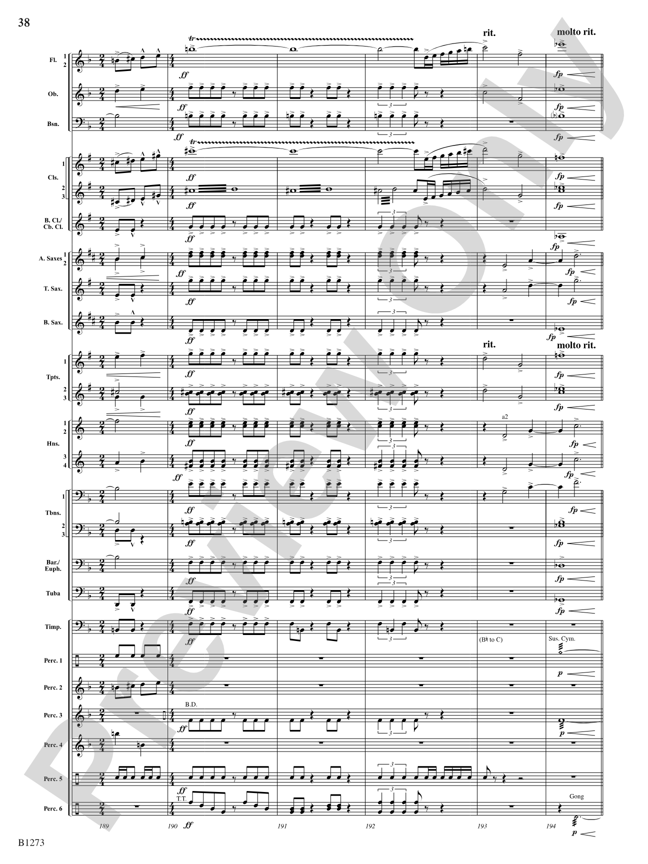 New Dawn: Concert Band Conductor Score & Parts