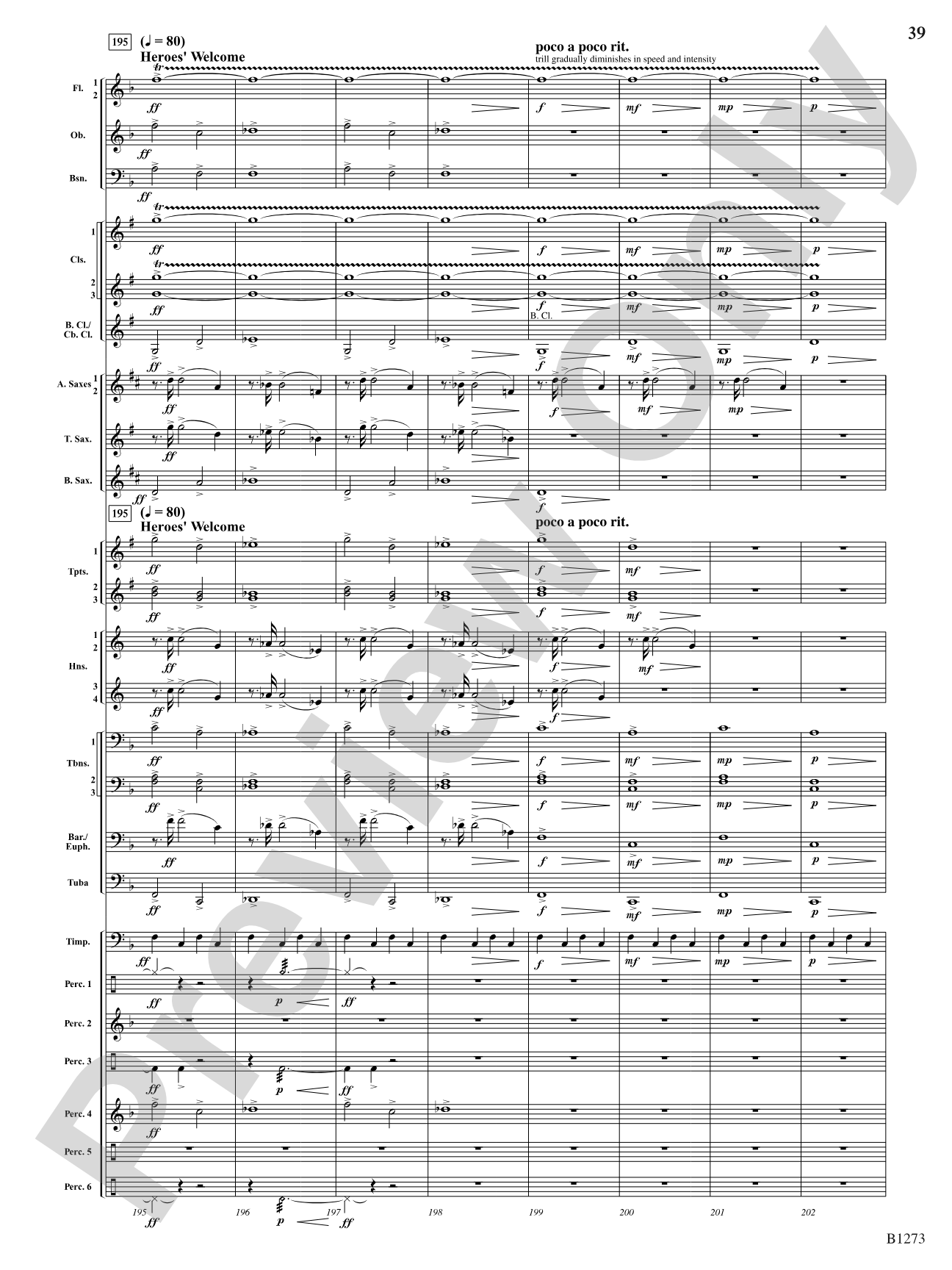 New Dawn: Concert Band Conductor Score & Parts