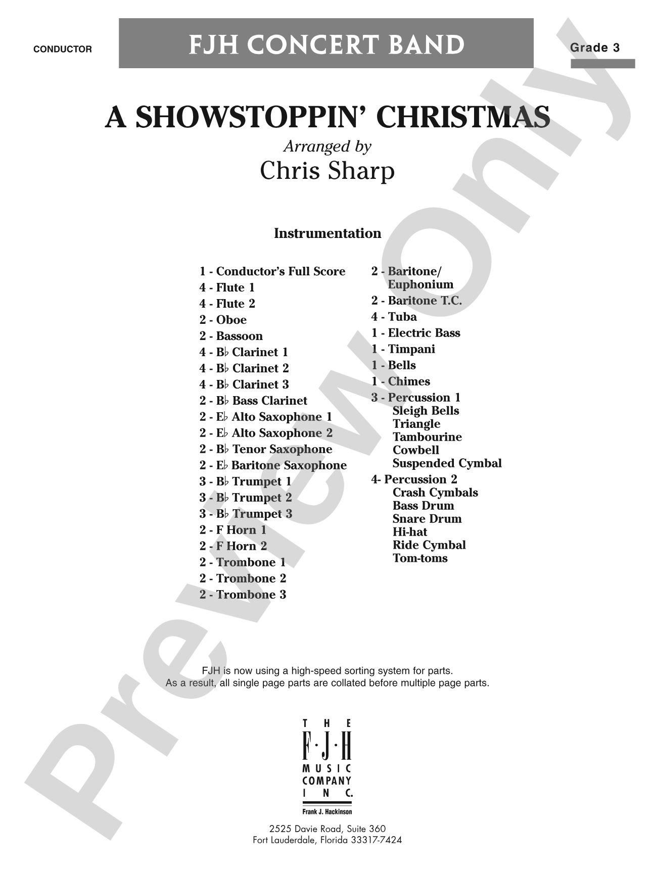 A Showstoppin' Christmas: Score