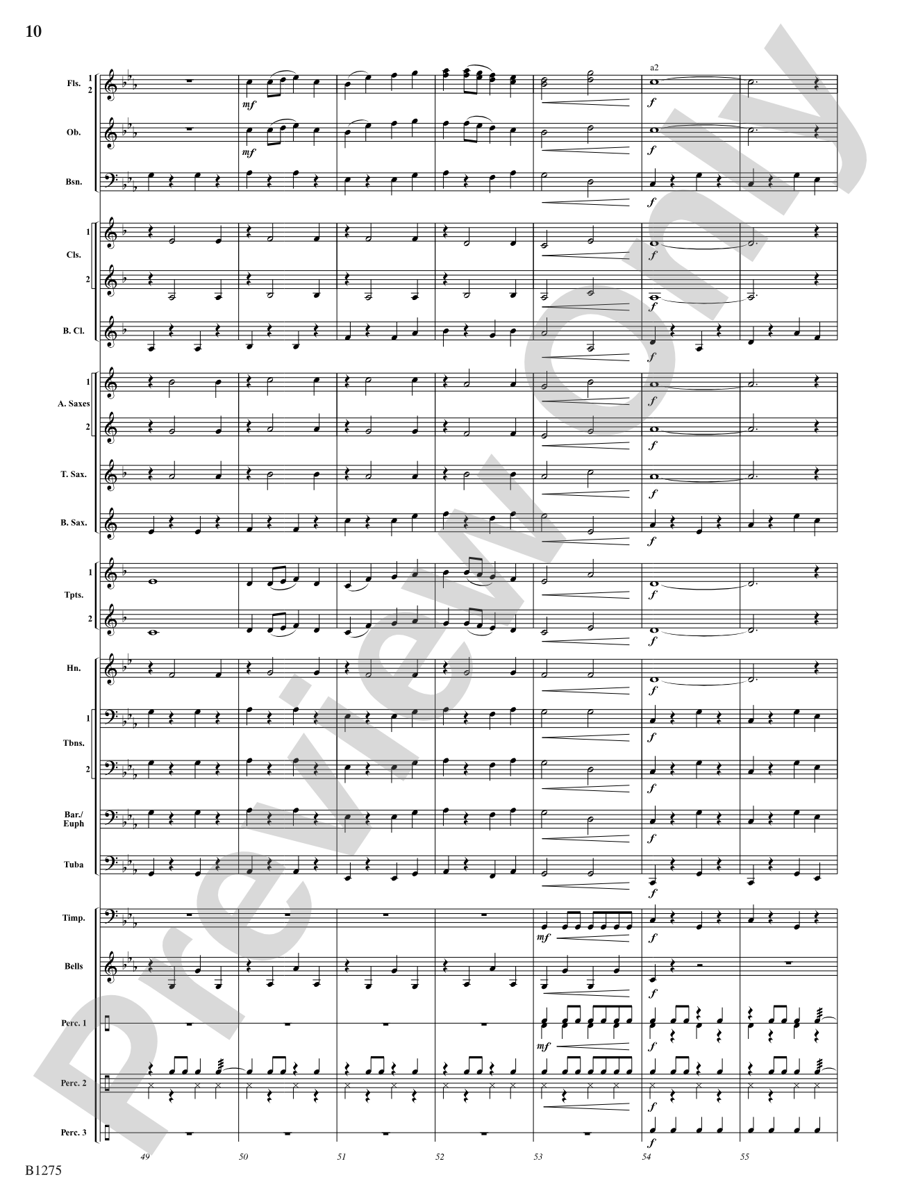 At a Turkish Market: Concert Band Conductor Score & Parts