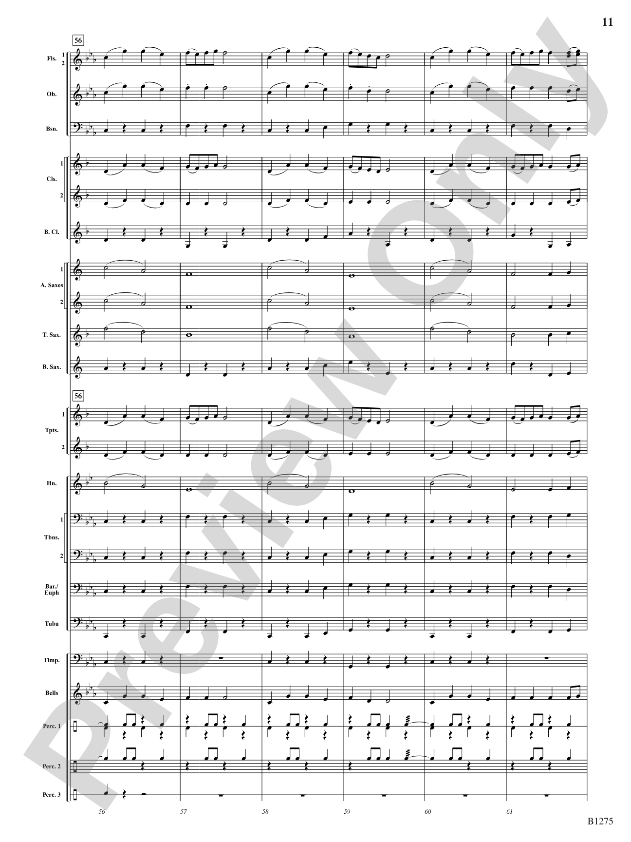 At a Turkish Market: Concert Band Conductor Score & Parts