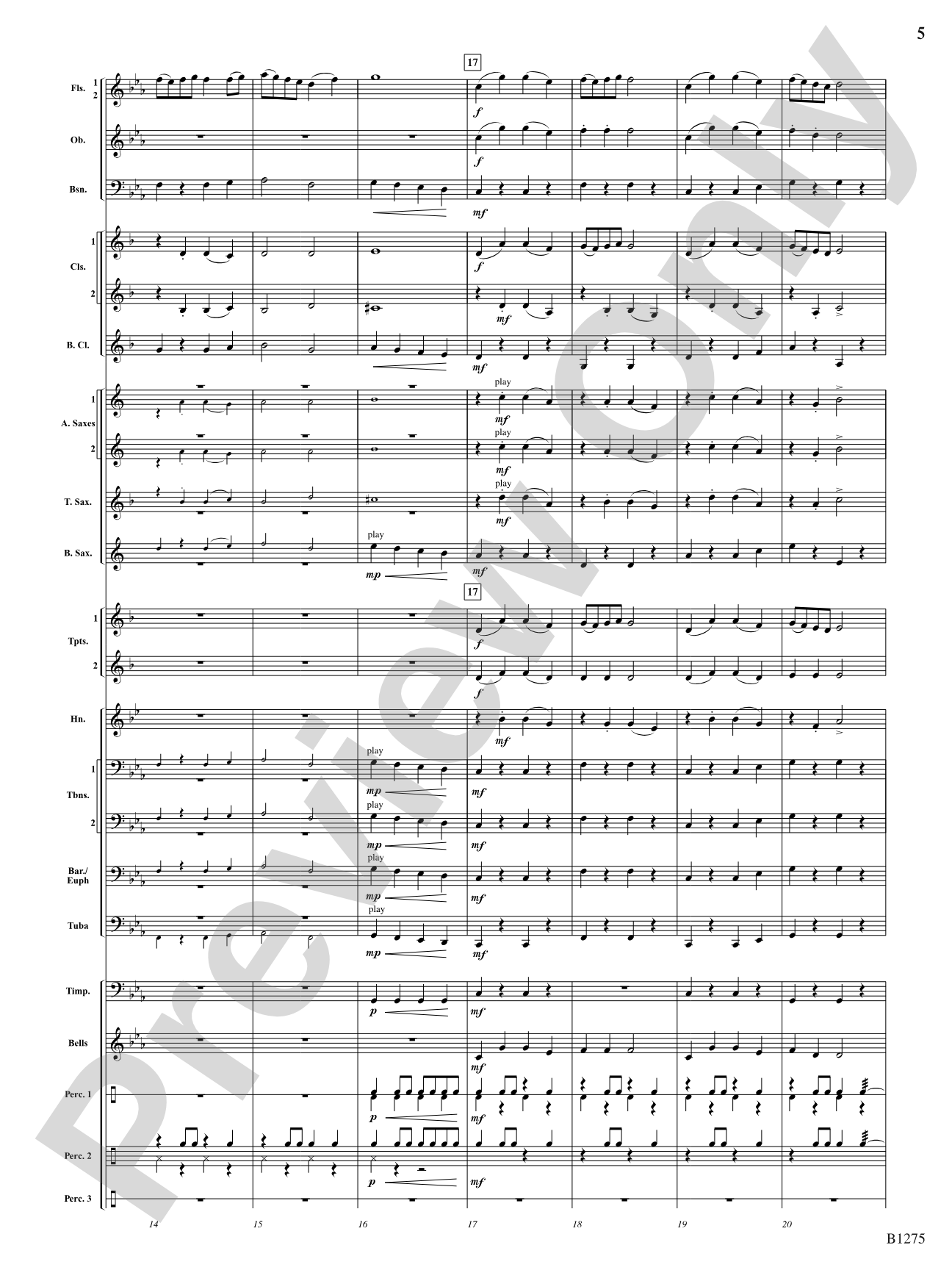 At a Turkish Market: Concert Band Conductor Score & Parts