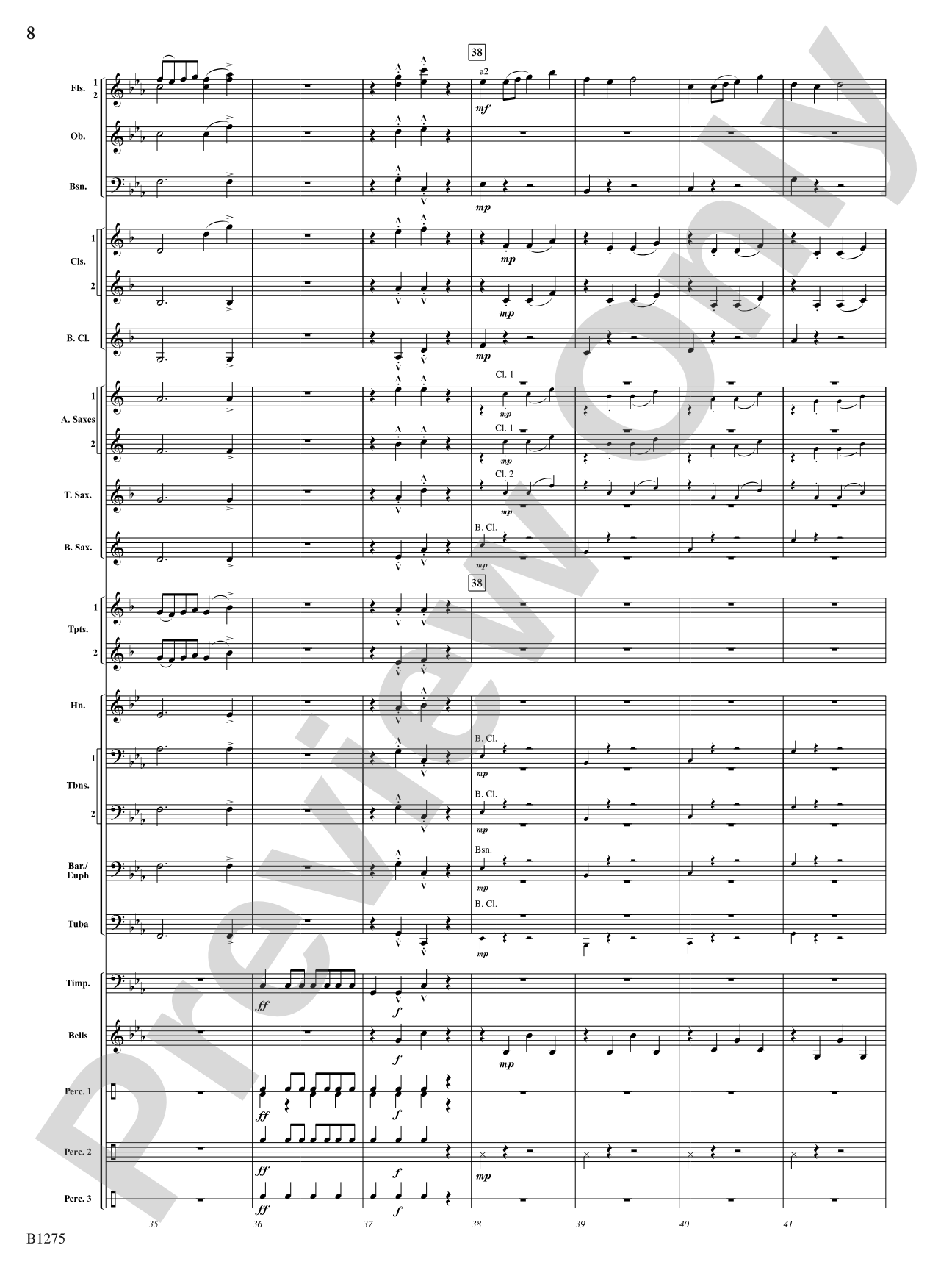 At a Turkish Market: Concert Band Conductor Score & Parts