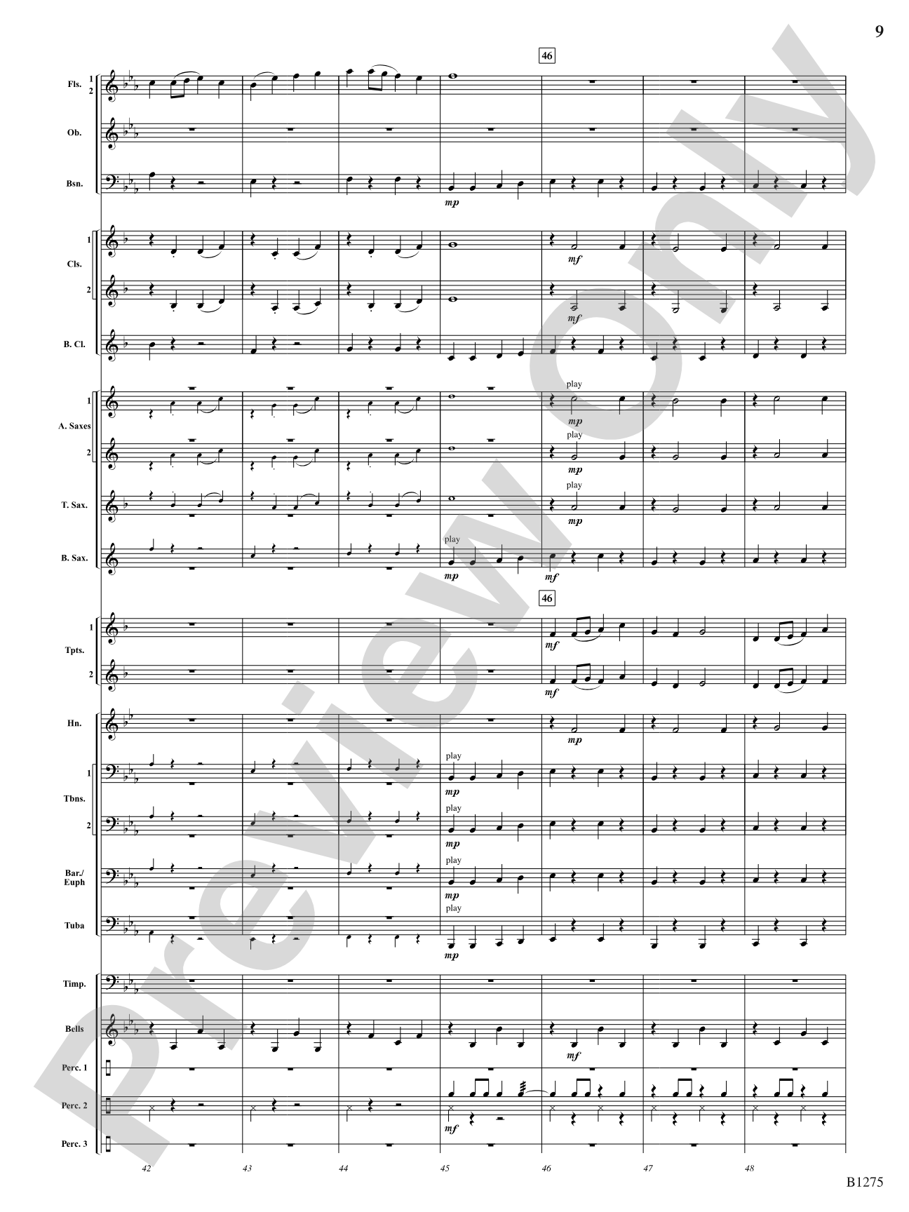 At a Turkish Market: Concert Band Conductor Score & Parts