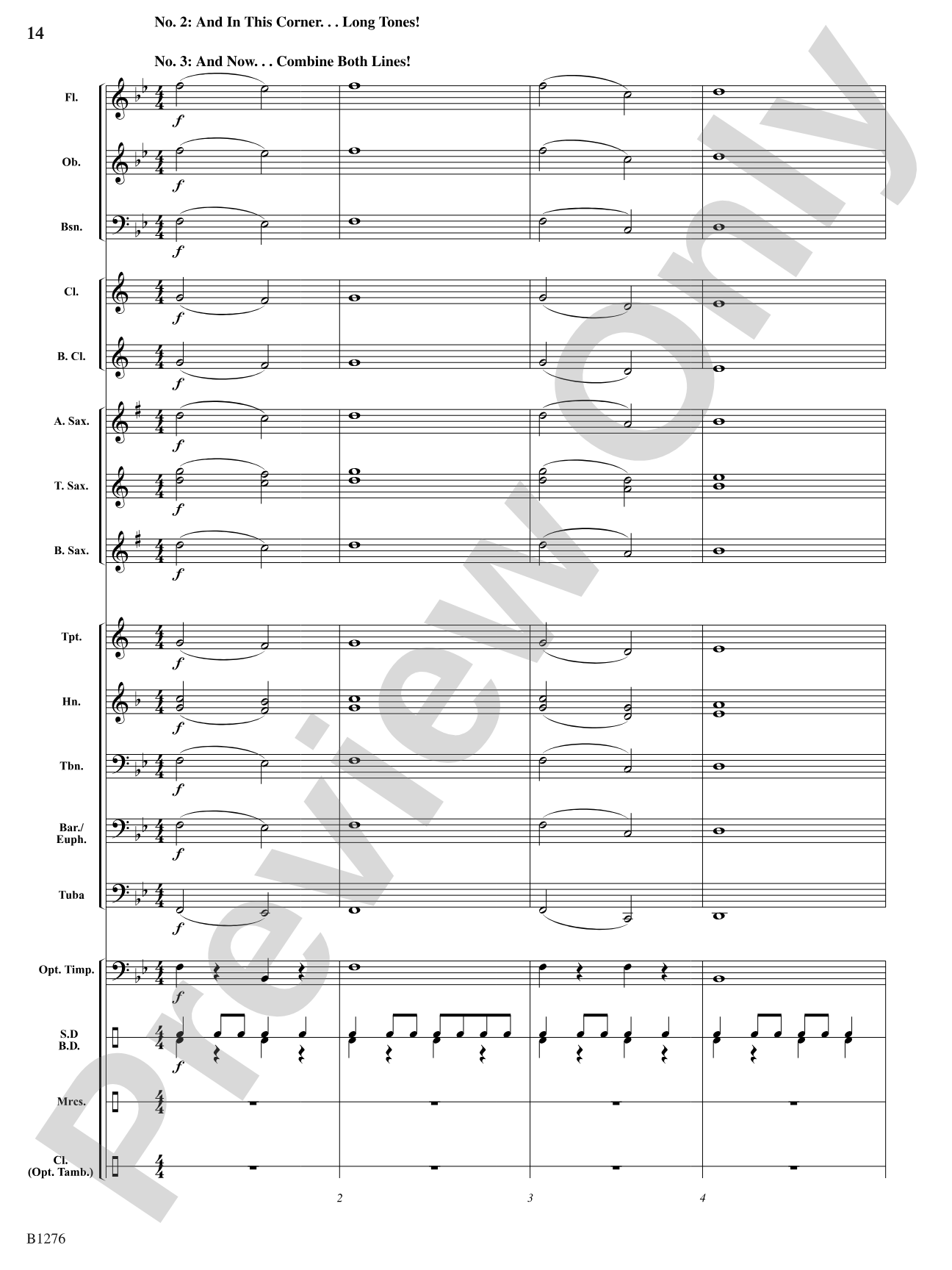 Samba La Bamba: Concert Band Conductor Score & Parts