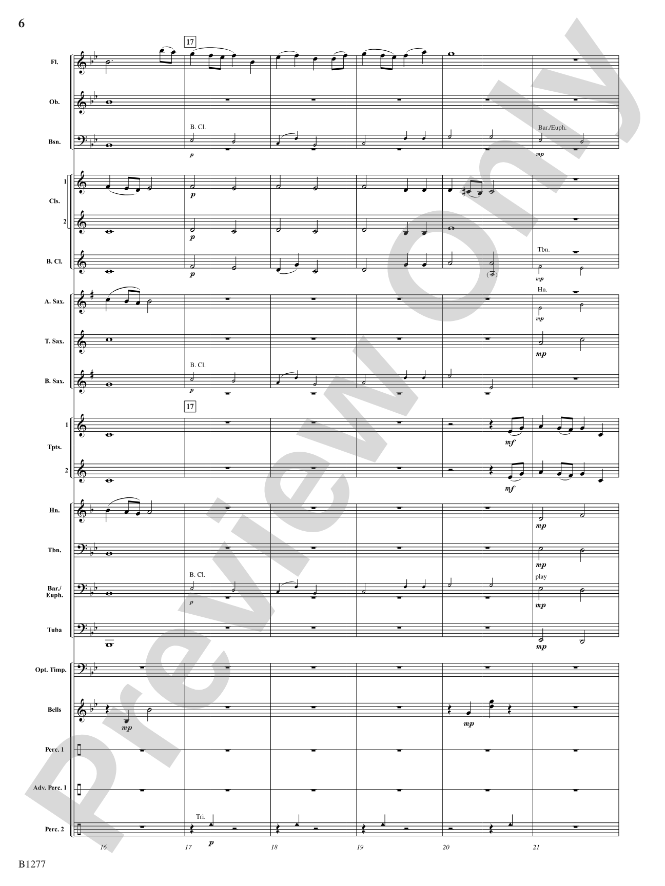 Of Gentle Spirit: Concert Band Conductor Score & Parts