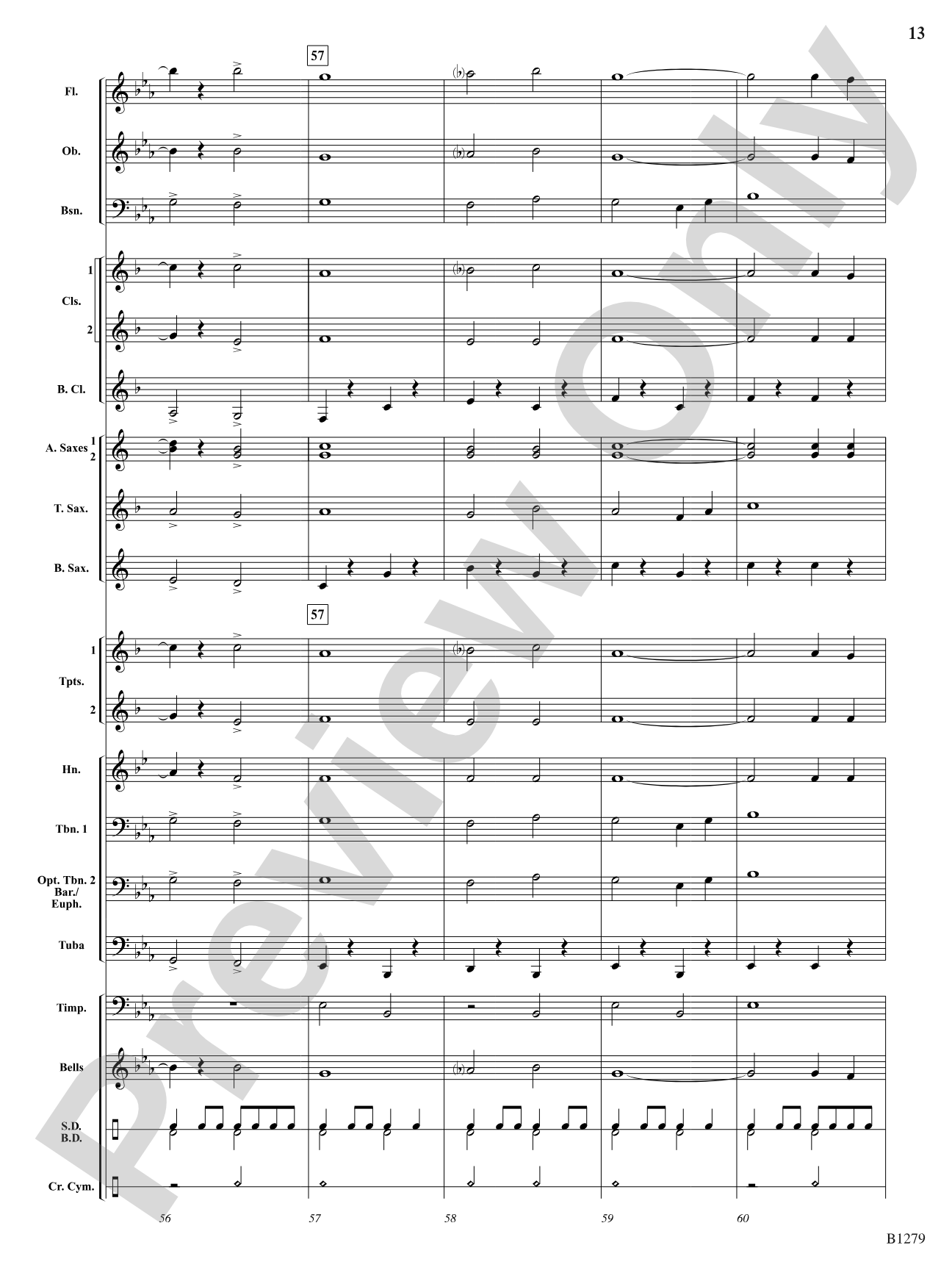 Let the Flag of Freedom Wave: Concert Band Conductor Score & Parts