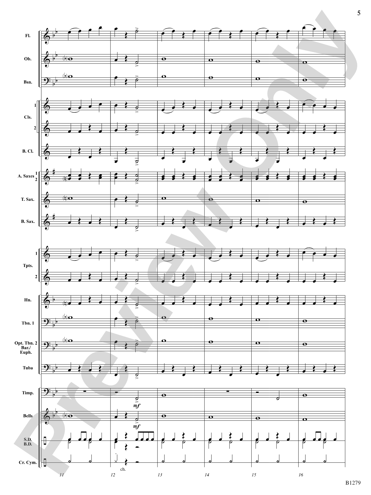 Let the Flag of Freedom Wave: Concert Band Conductor Score & Parts
