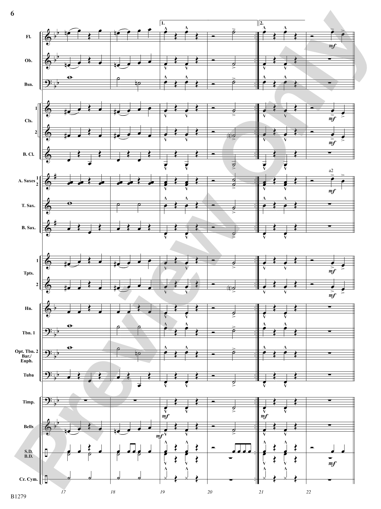 Let the Flag of Freedom Wave: Concert Band Conductor Score & Parts