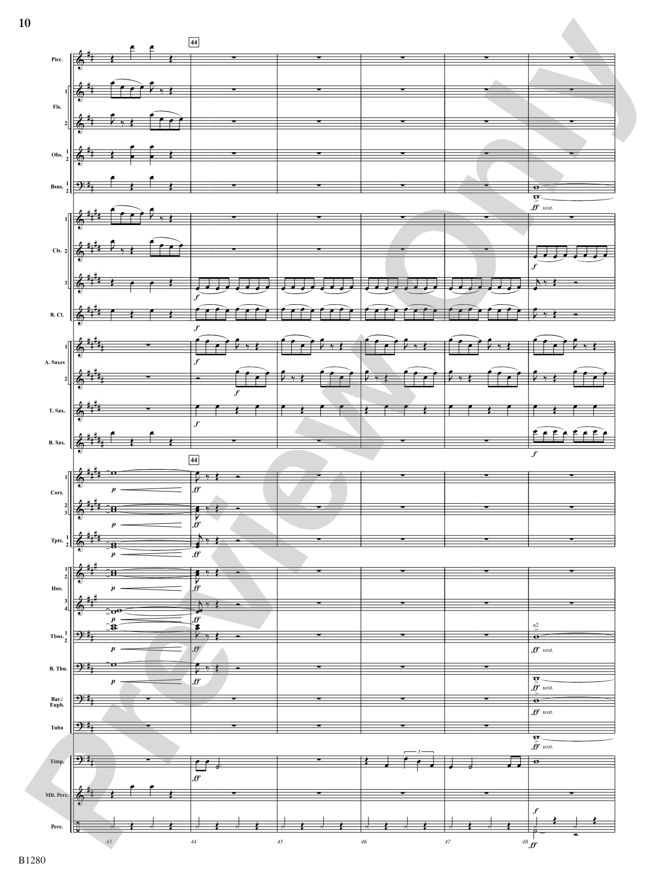 Flight: Concert Band Conductor Score & Parts
