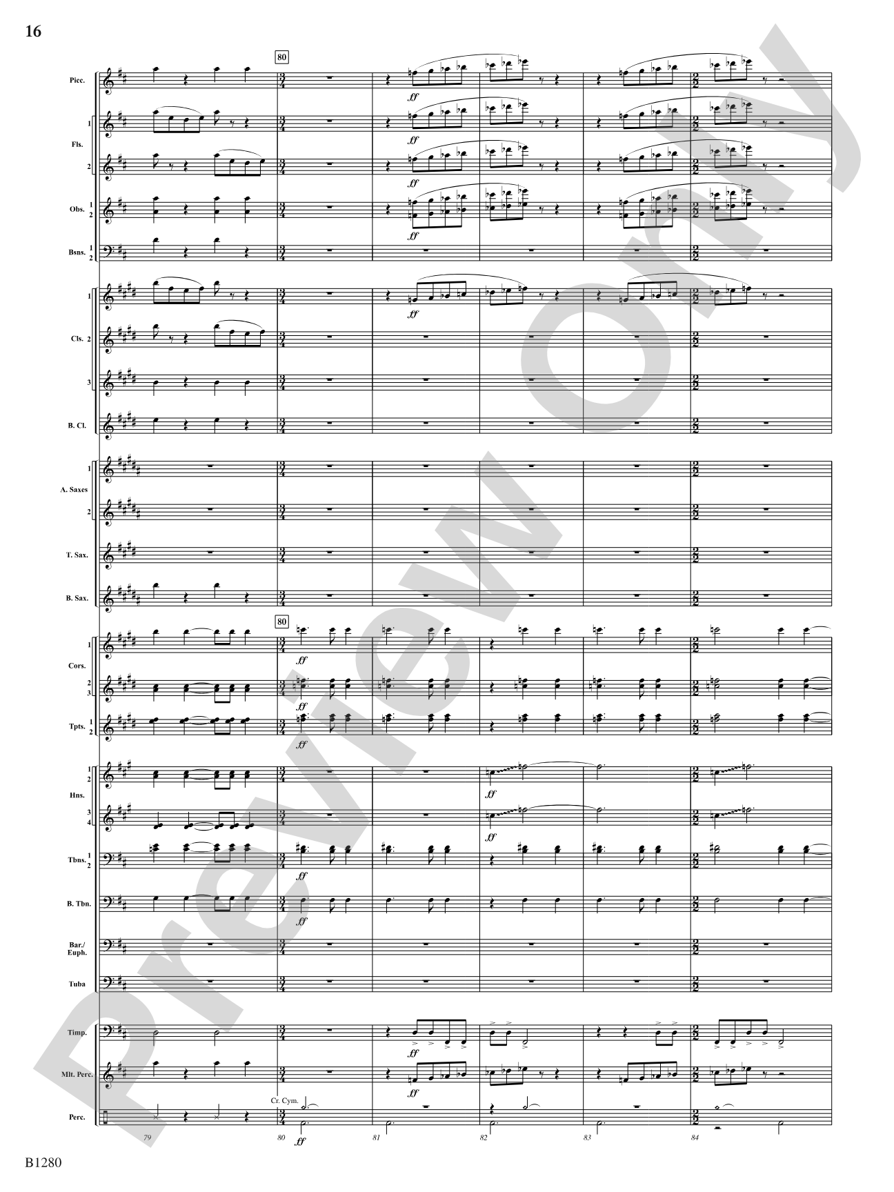 Flight: Concert Band Conductor Score & Parts